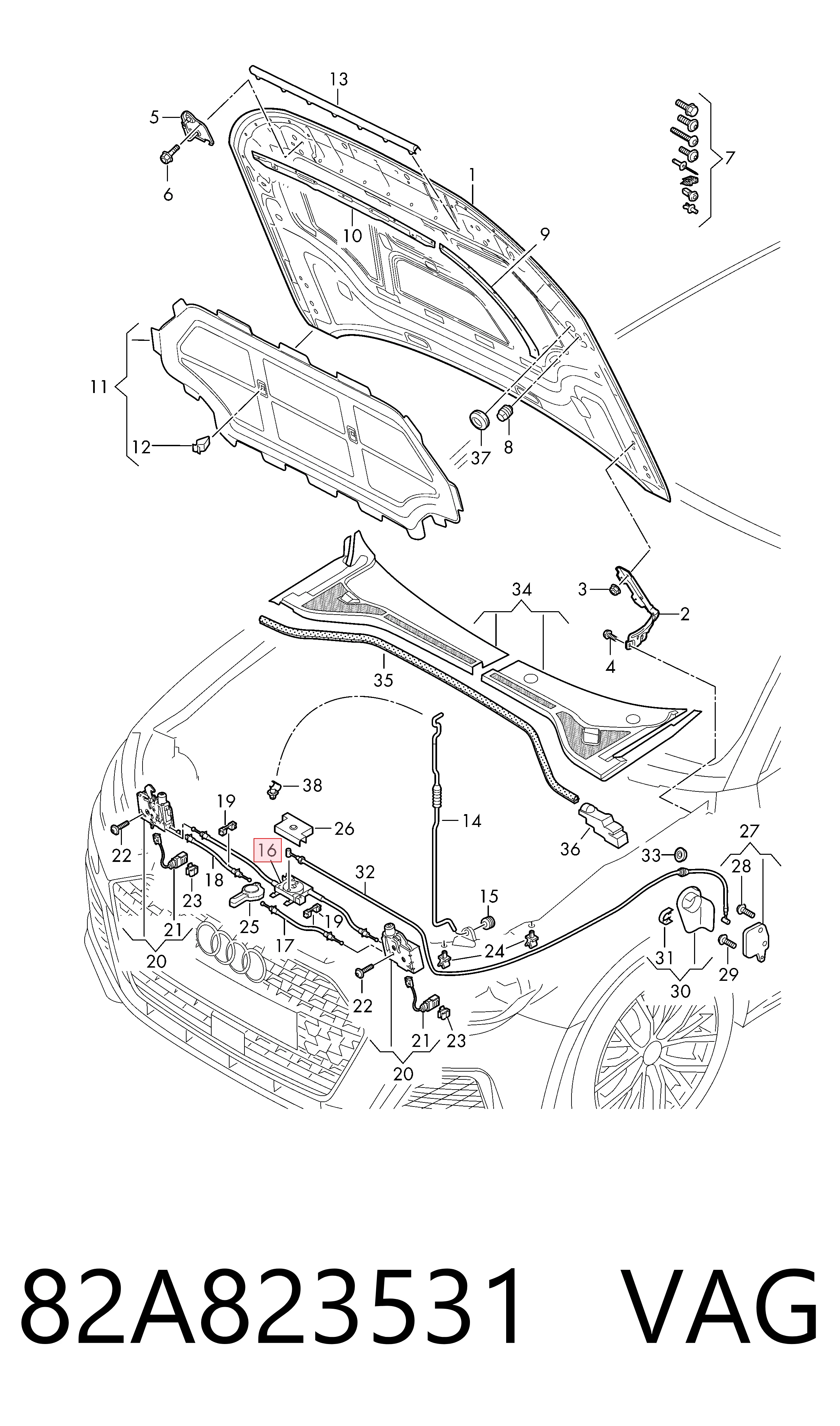 82A823531 VAG