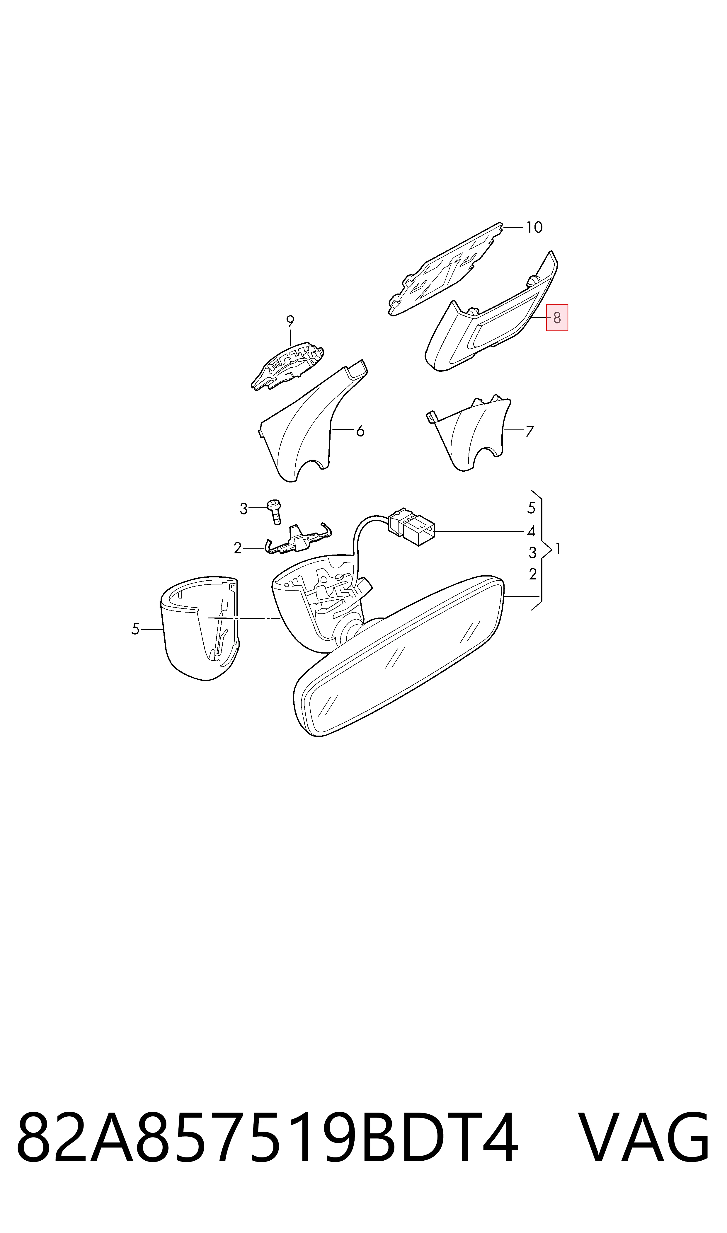 82A857519BDT4 VAG 
