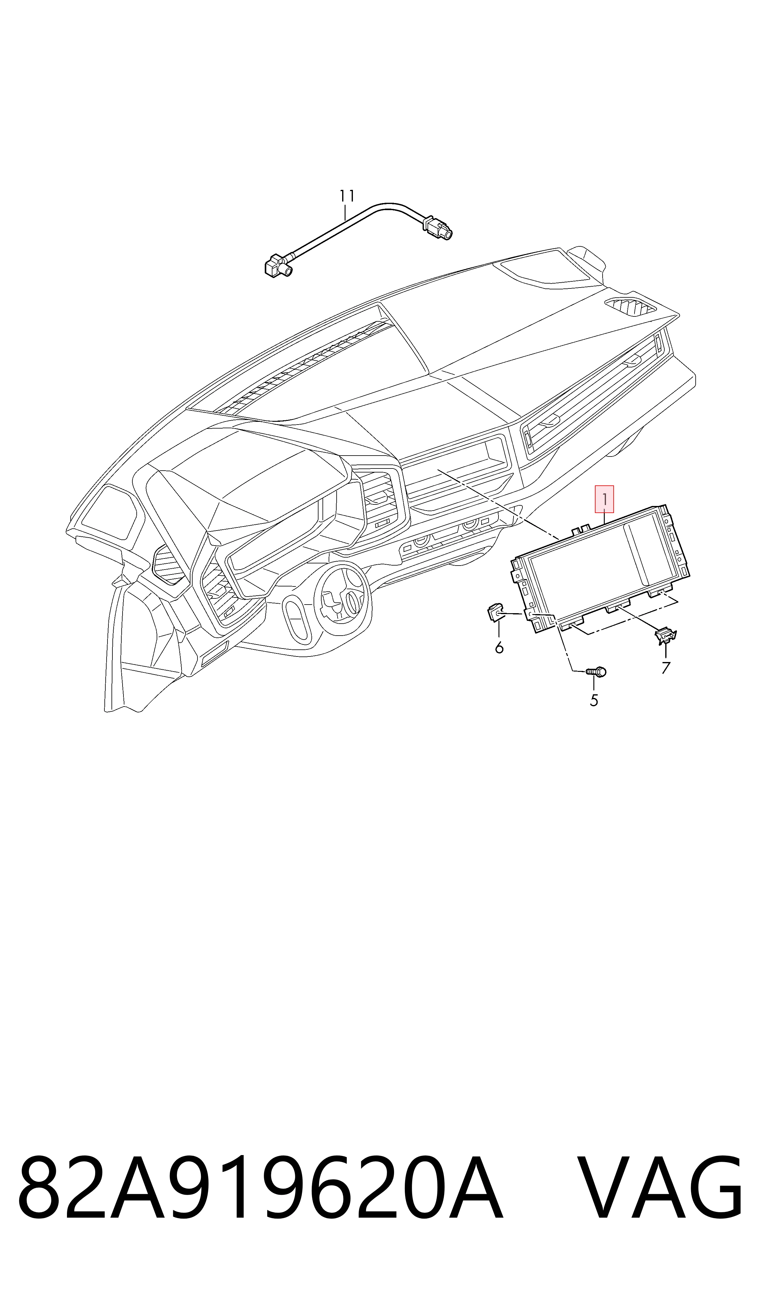  Pantalla Audi A1 
