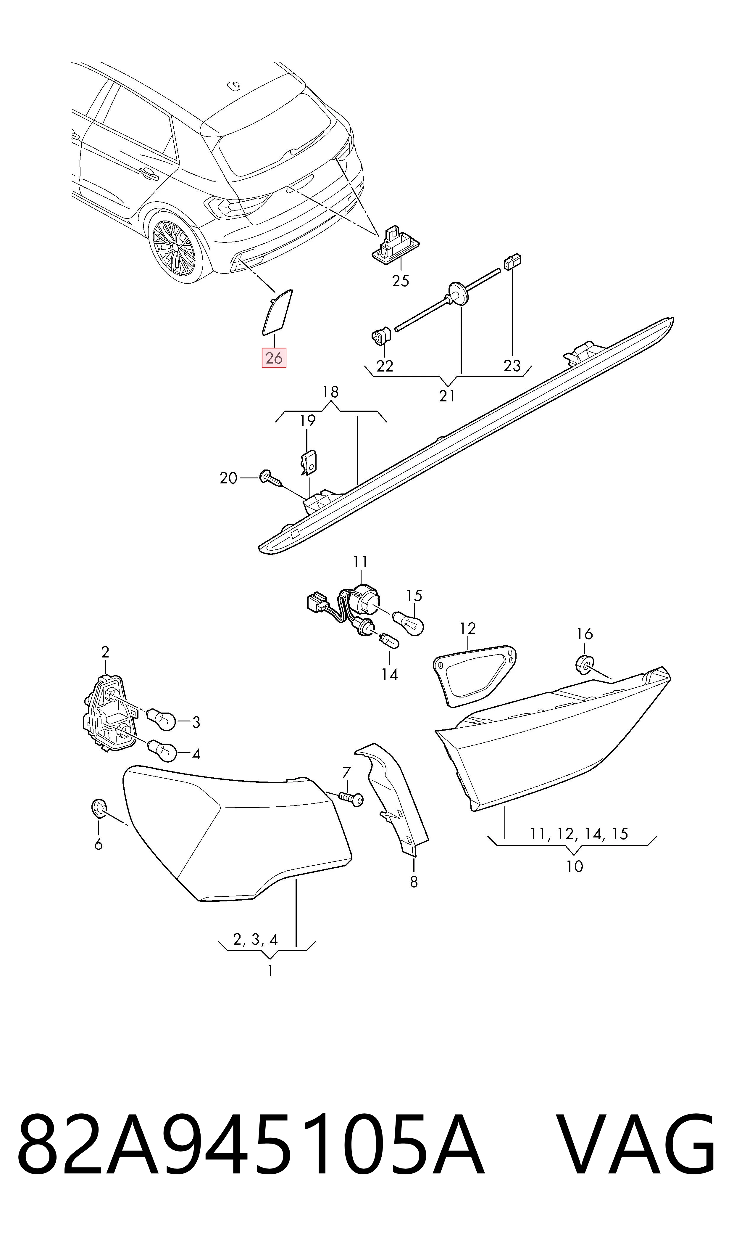 82A945105A VAG