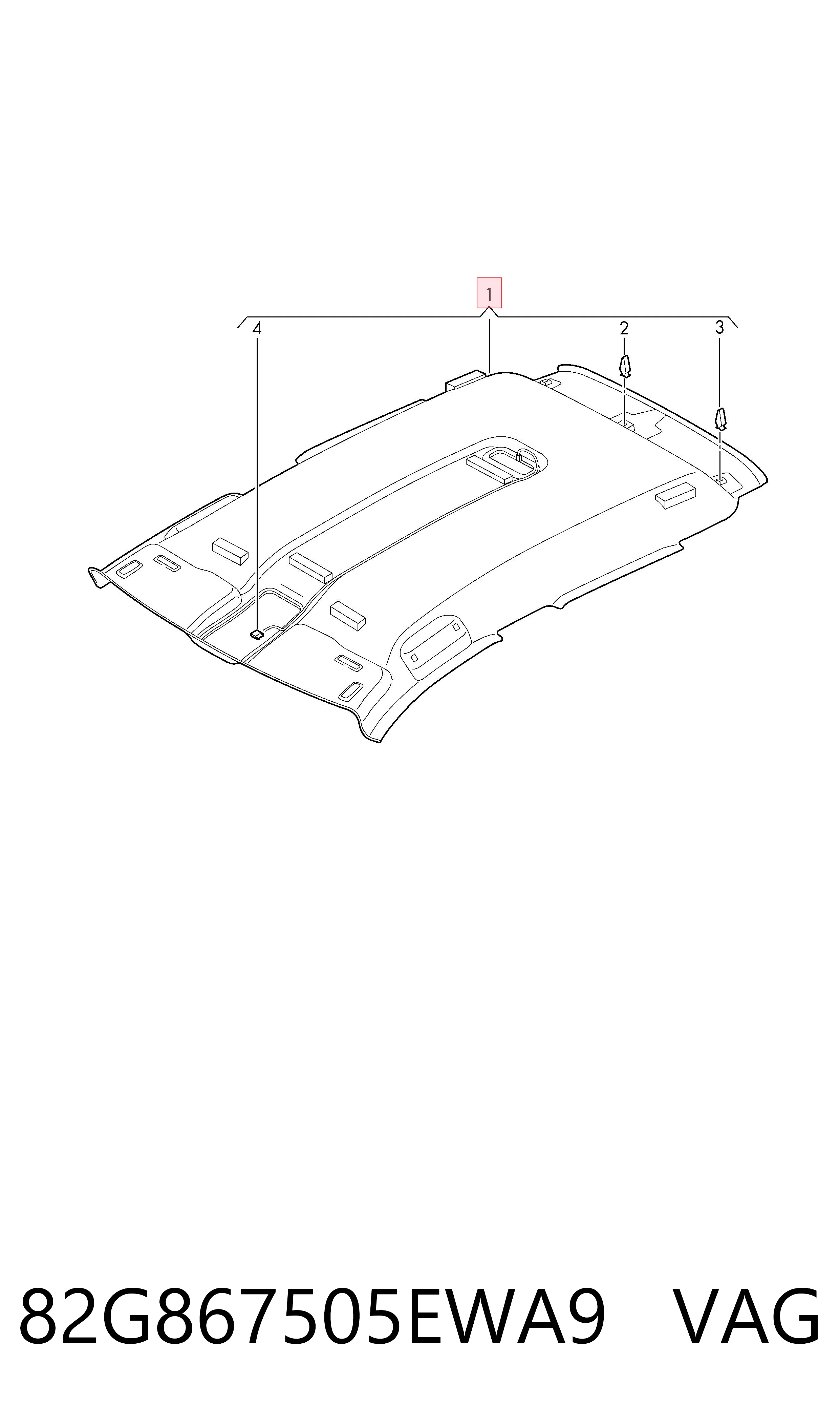 Comprar Guarnecido de techo Audi A1  GBA a bajo precio