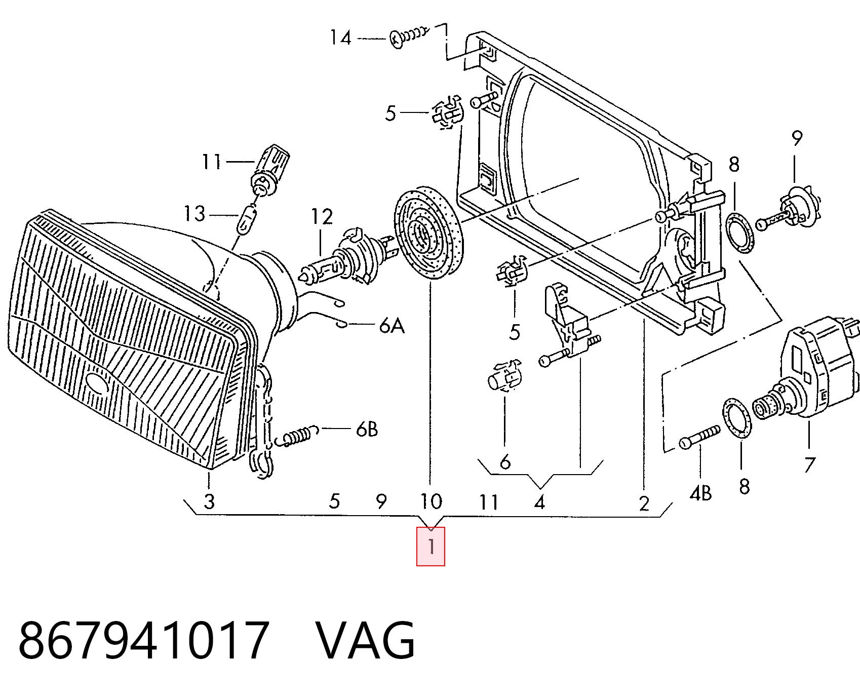 Comprar Faro izquierdo Volkswagen Polo II 86C a bajo precio
