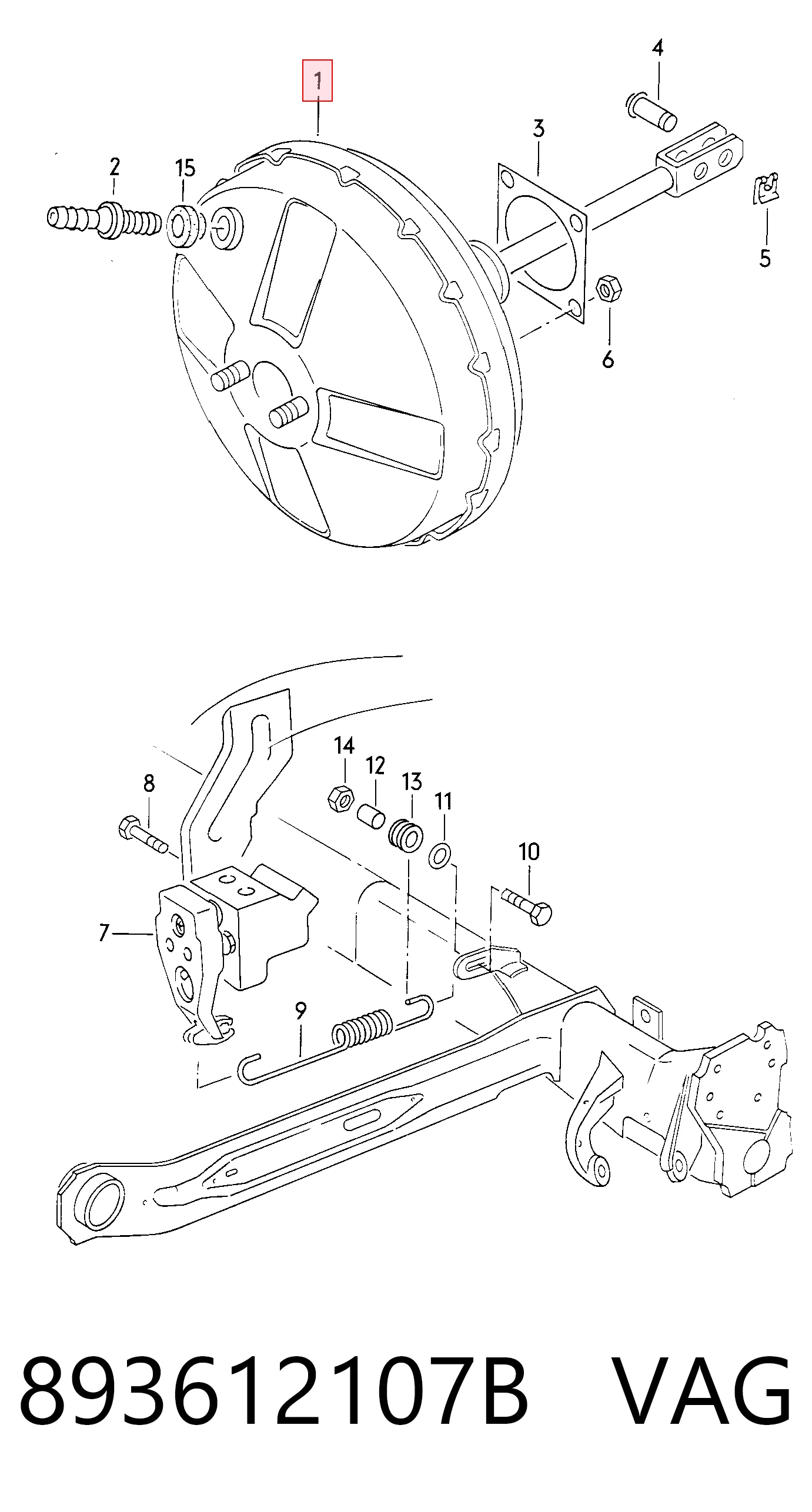 Comprar Servofreno Audi 80  81, 85 a bajo precio