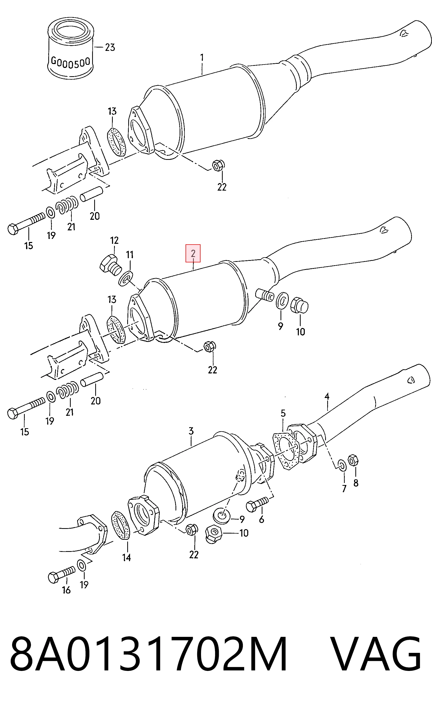 Comprar Convertidor catalítico 80  8C5