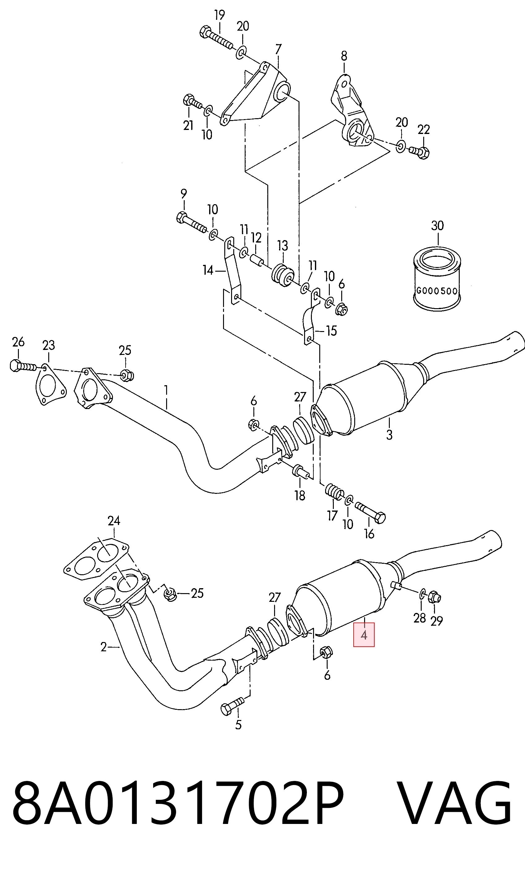 8A0131702P VAG