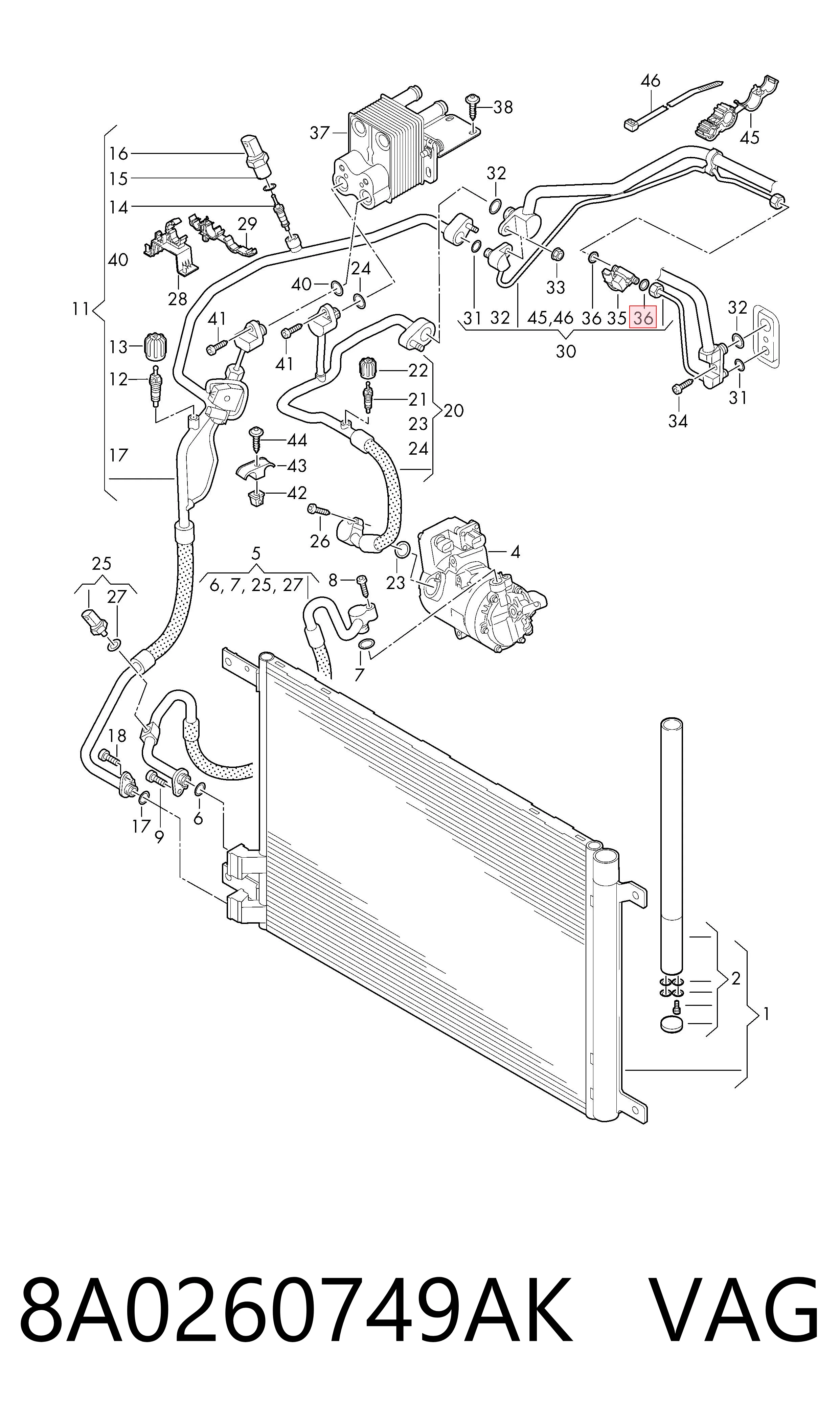 8A0260749AK VAG