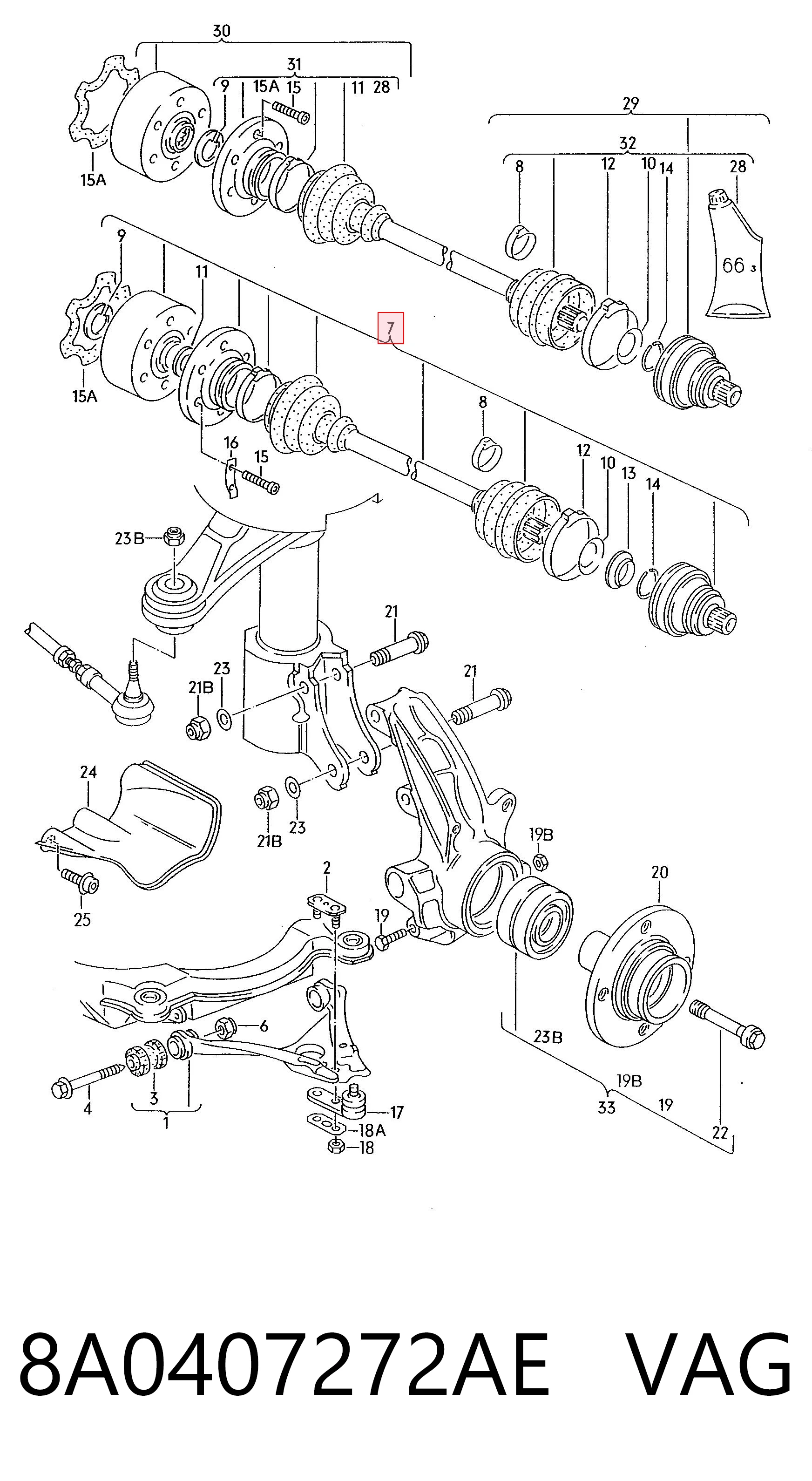 8A0407272AE VAG