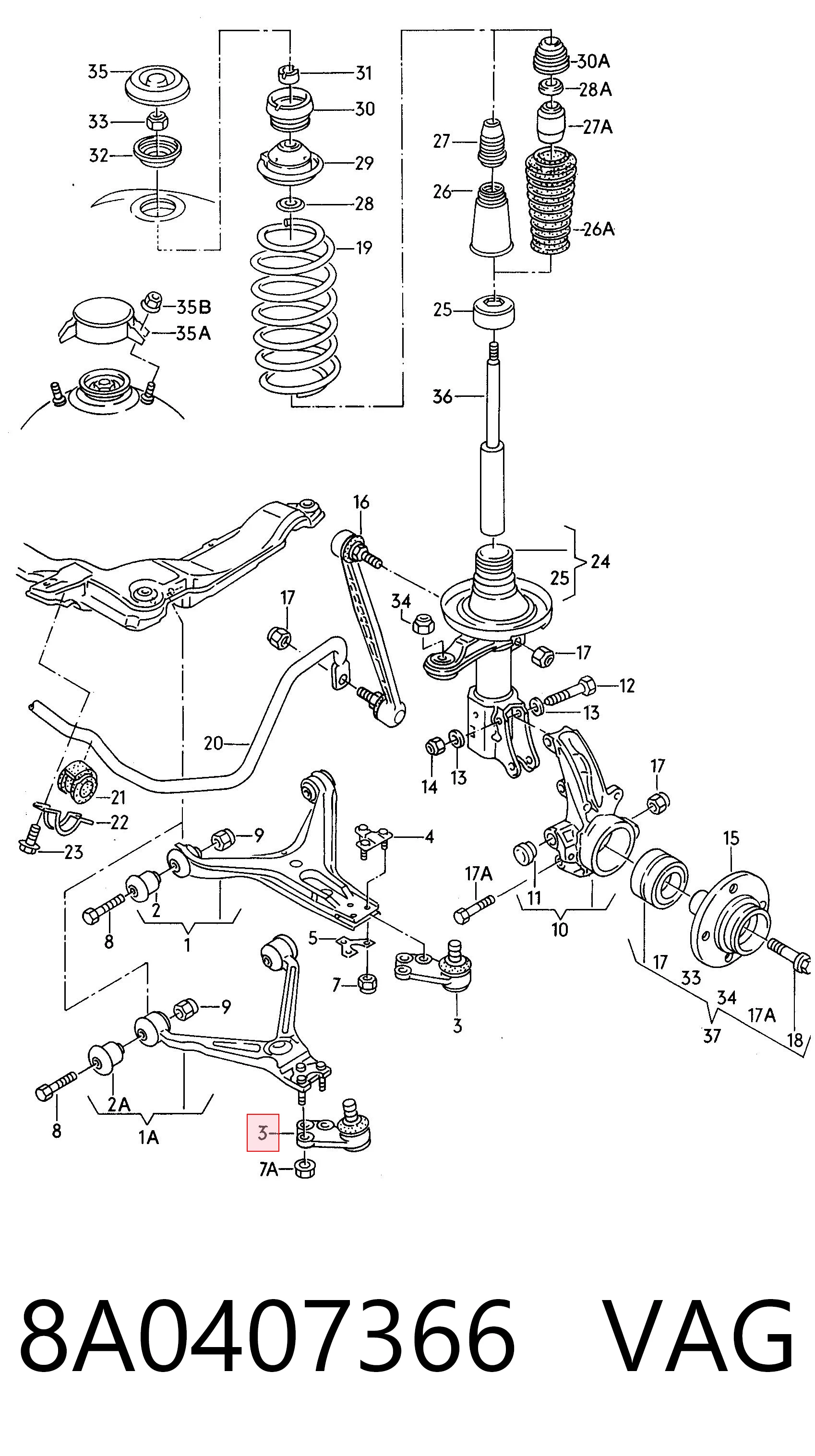8A0407366 VAG