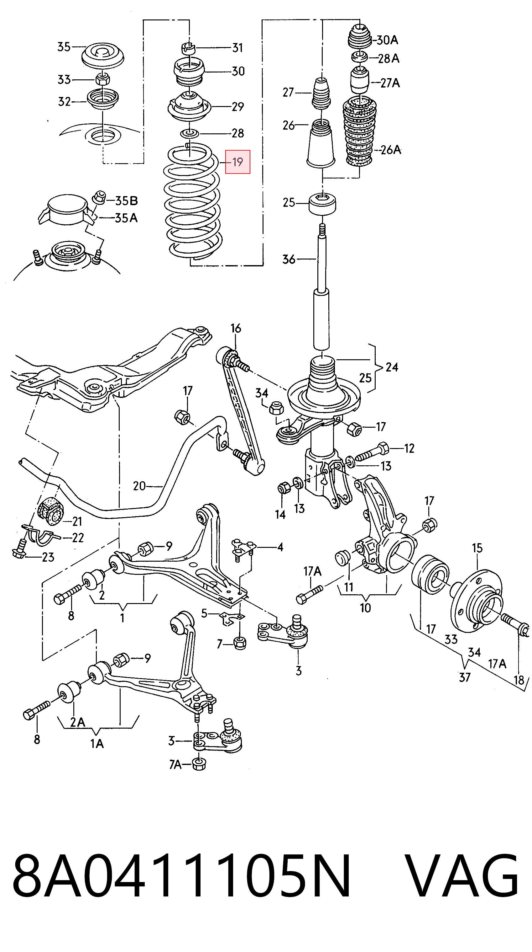 8A0411105N VAG