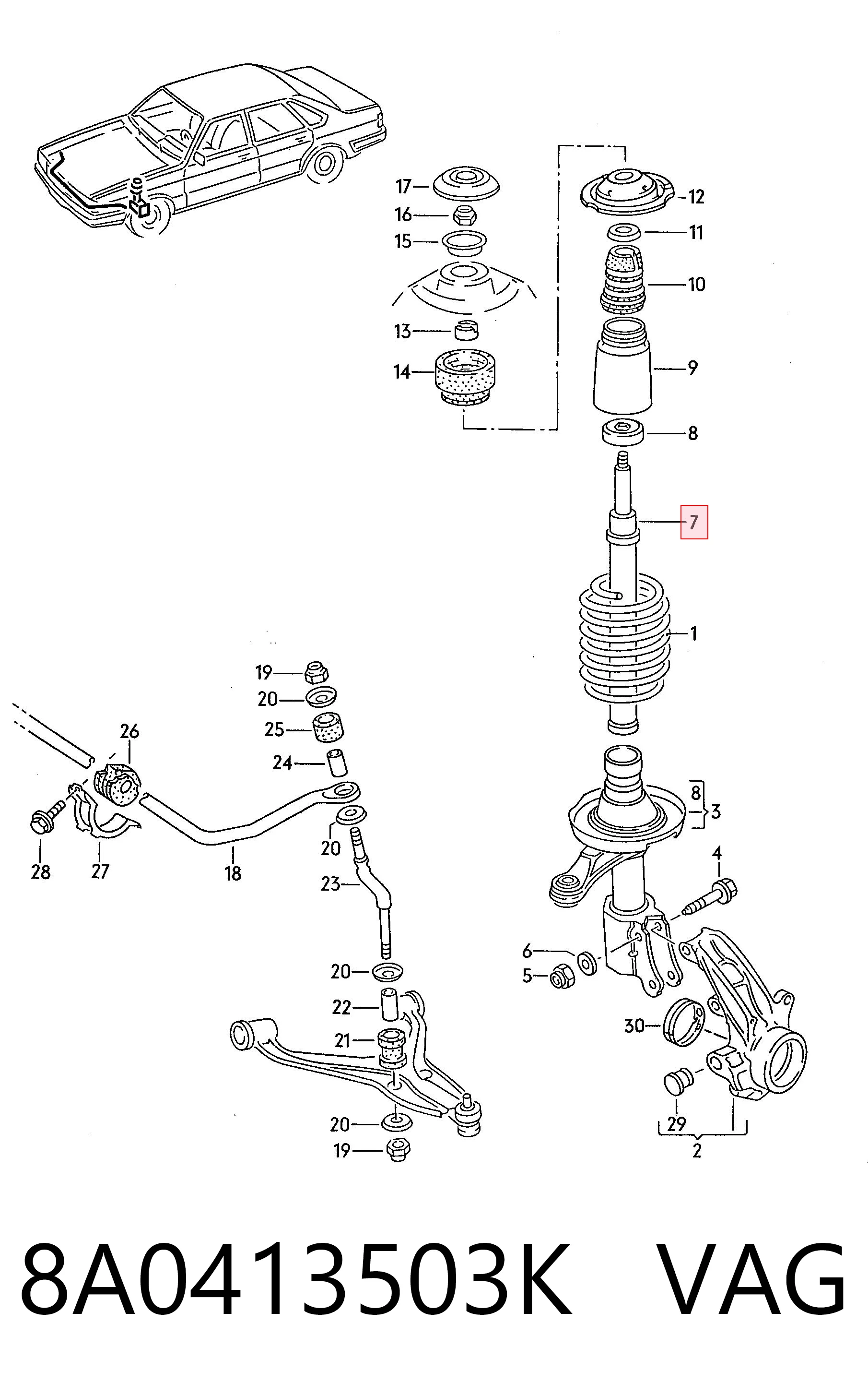 8A0413503K VAG