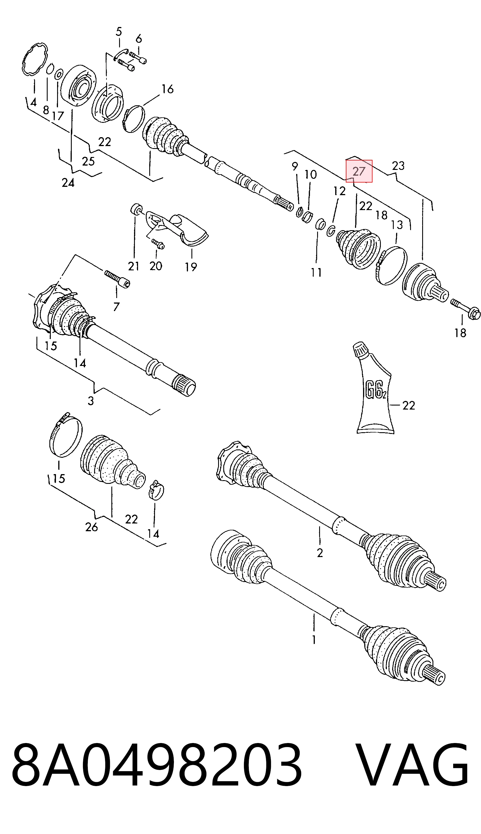 8A0498203 VAG
