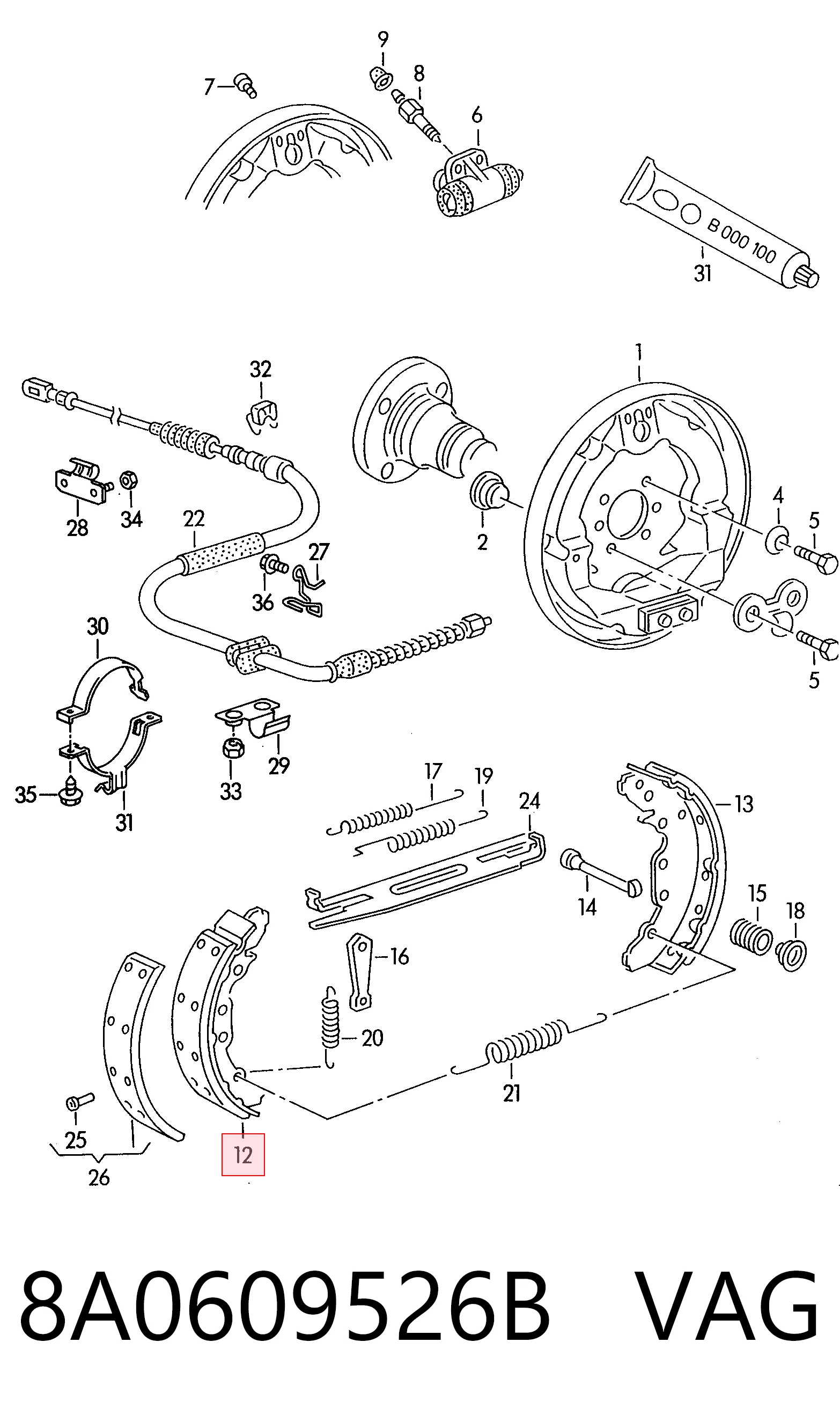 8A0609526B VAG