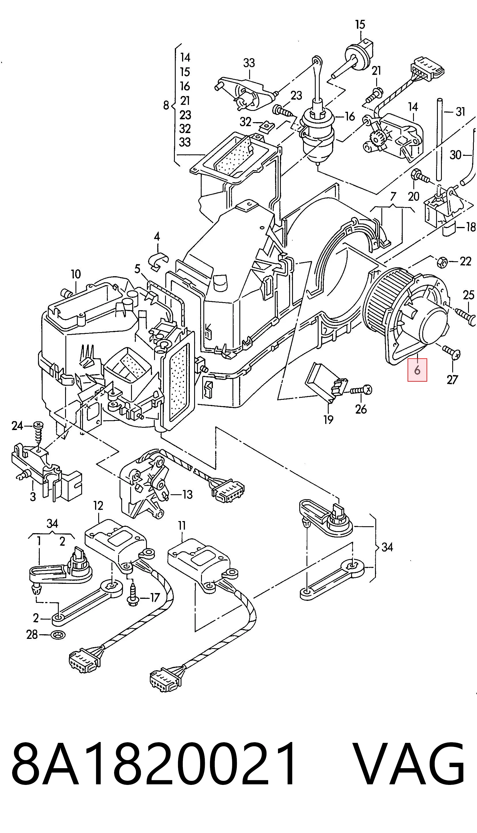 8A1820021 VAG