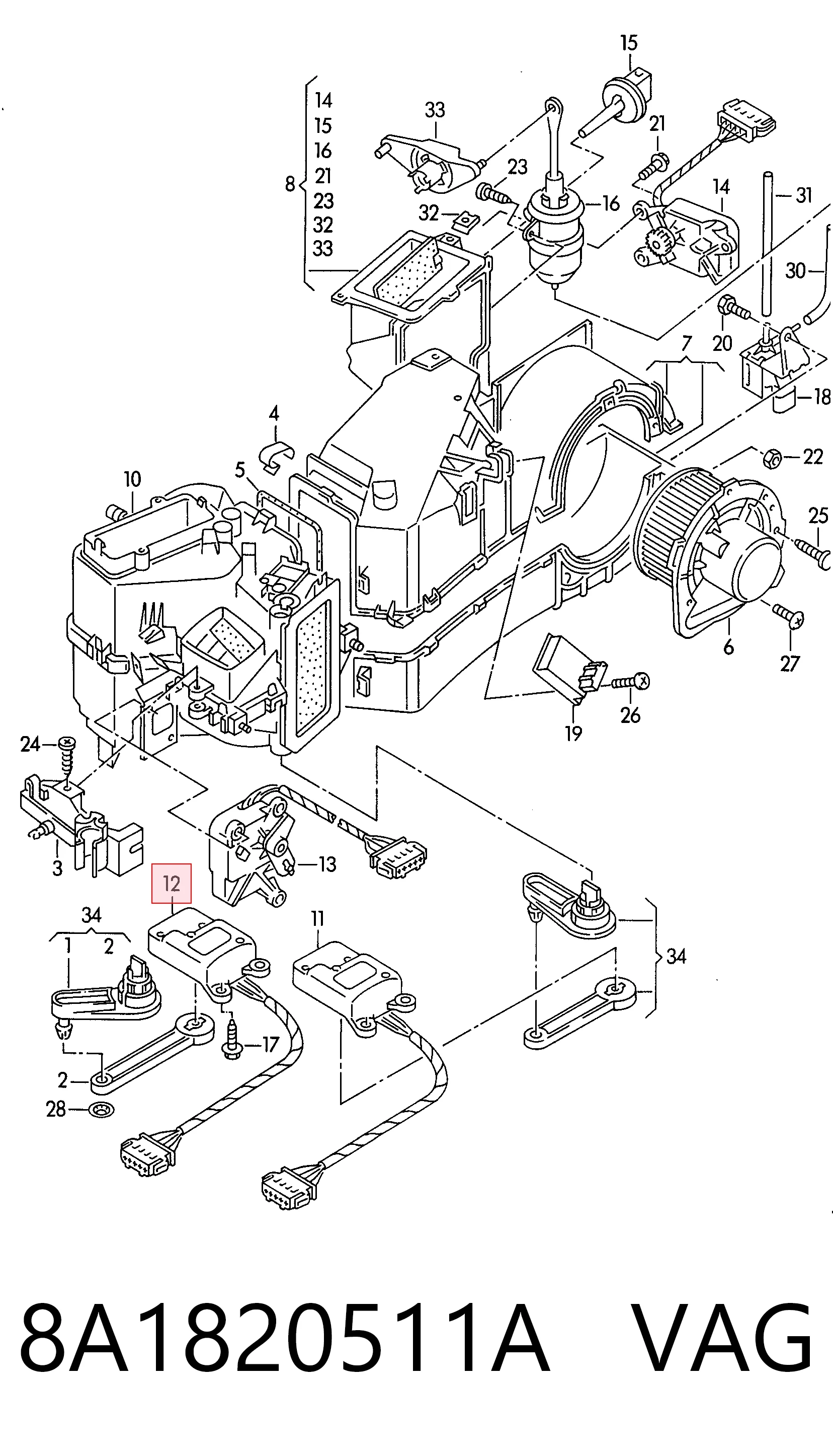 8A1820511A VAG