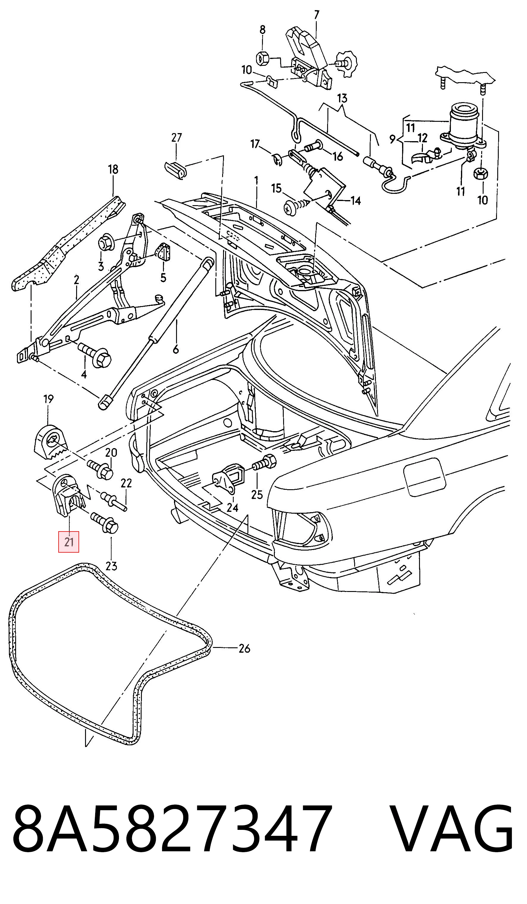 8A5827347 VAG 