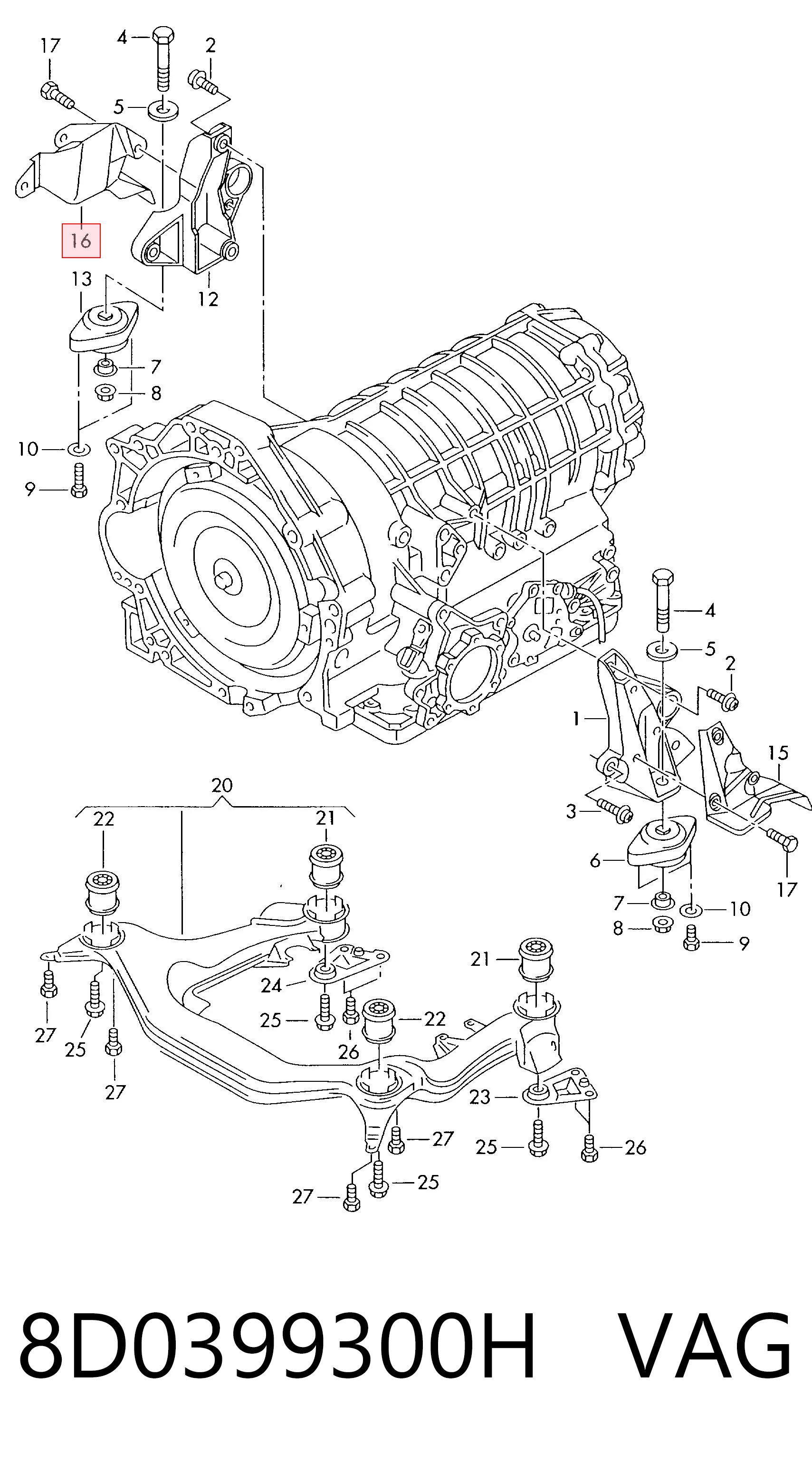 8D0399300H VAG 