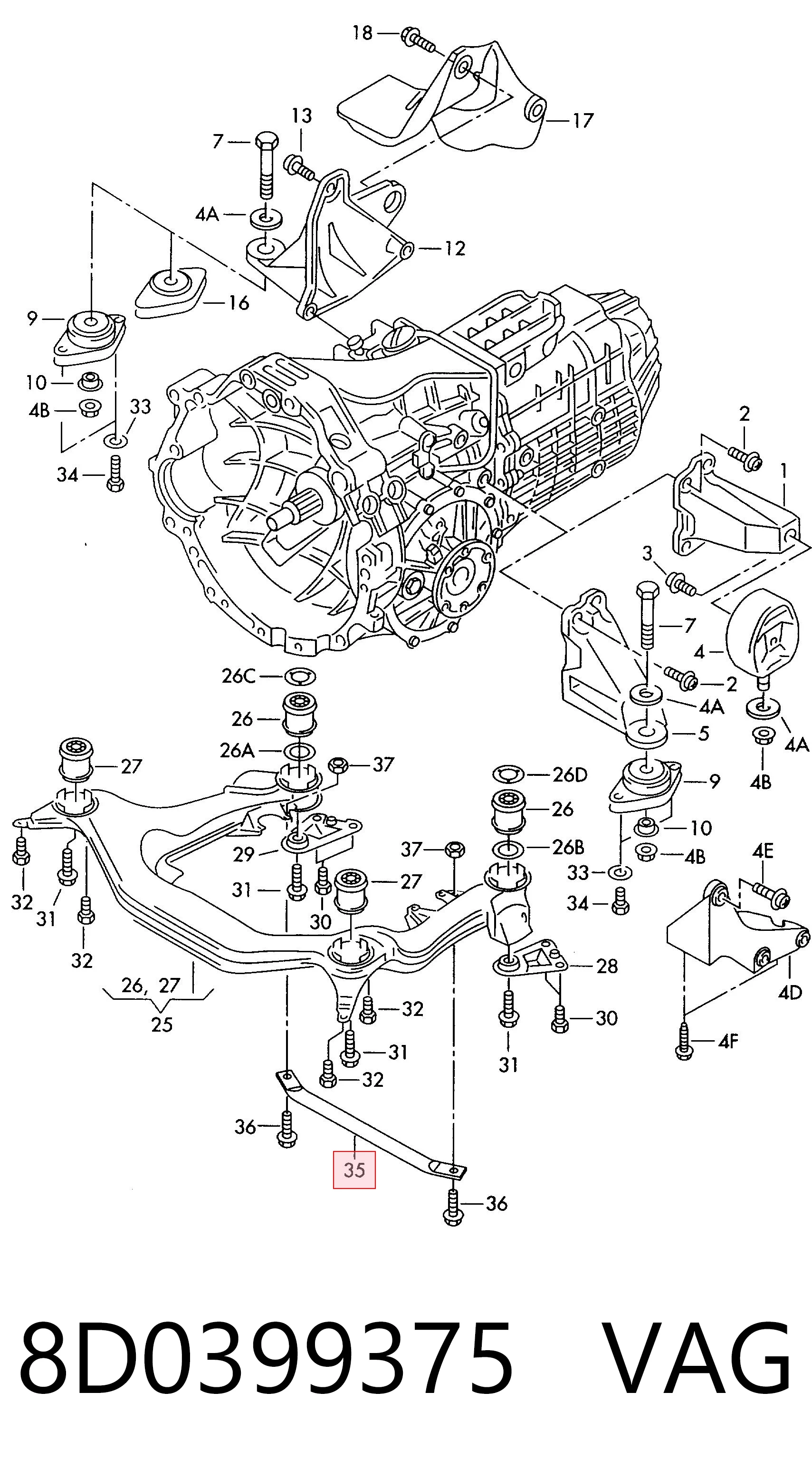 8D0399375 VAG