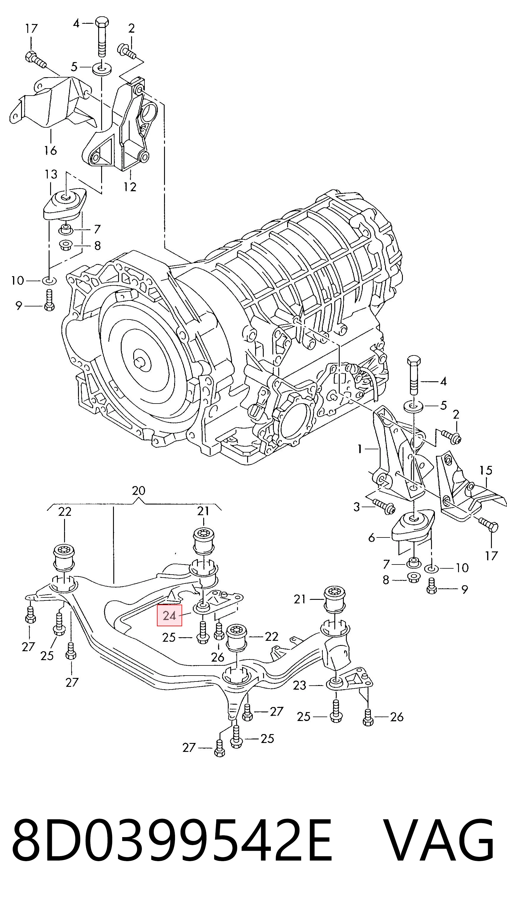 8D0399542E VAG 