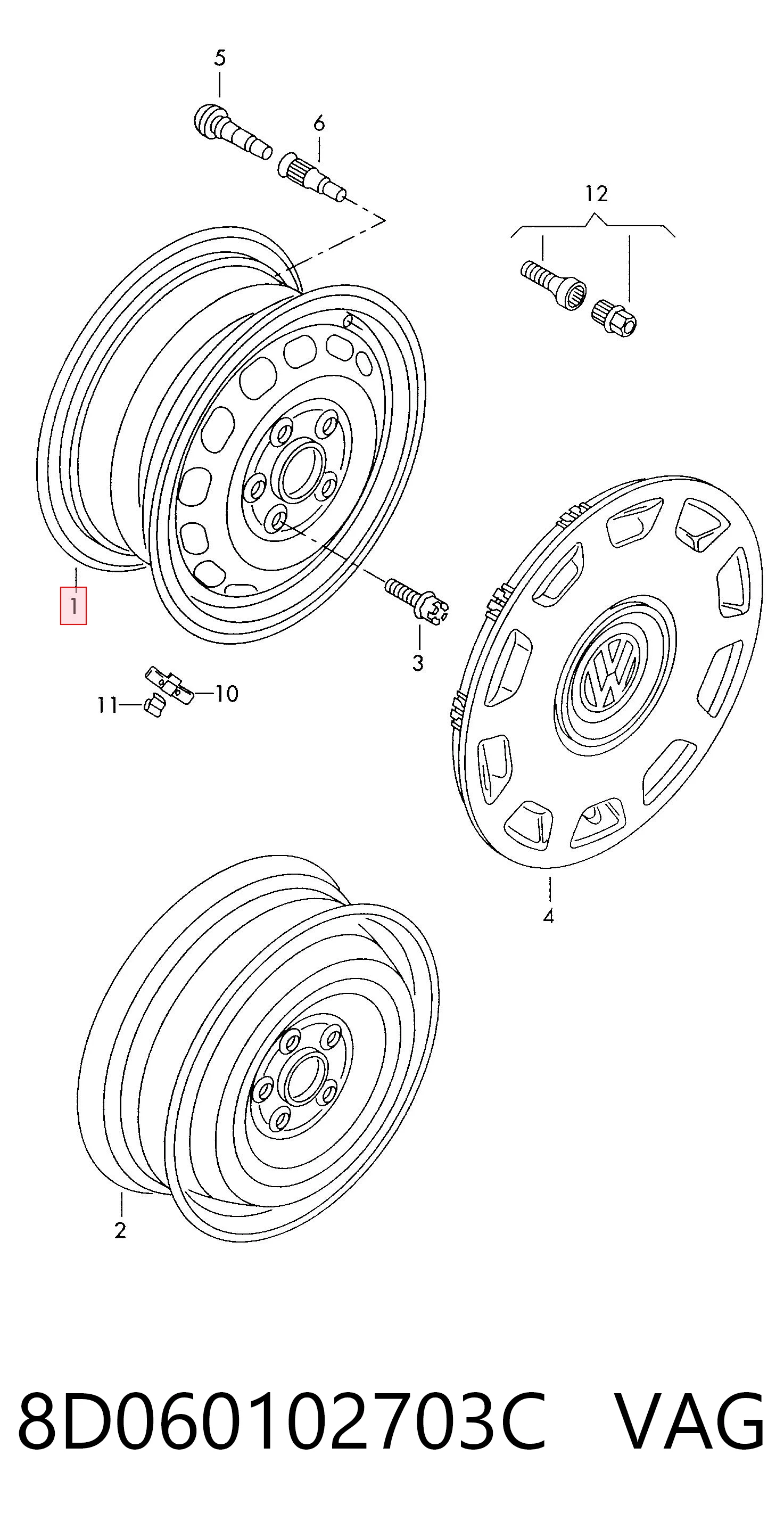 8D060102703C VAG