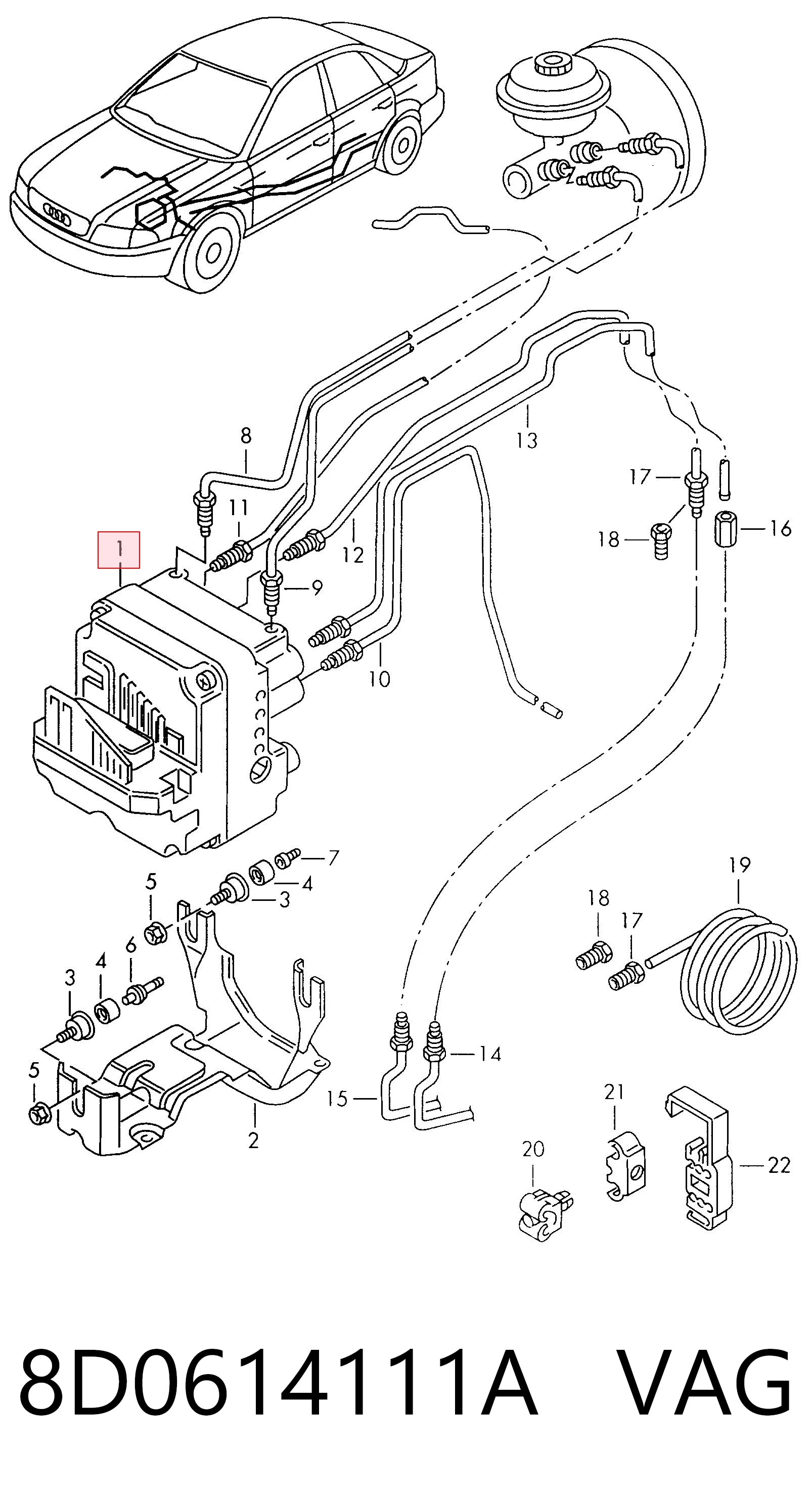 Comprar Módulo hidráulico de ABS Audi A6  4A5 a bajo precio