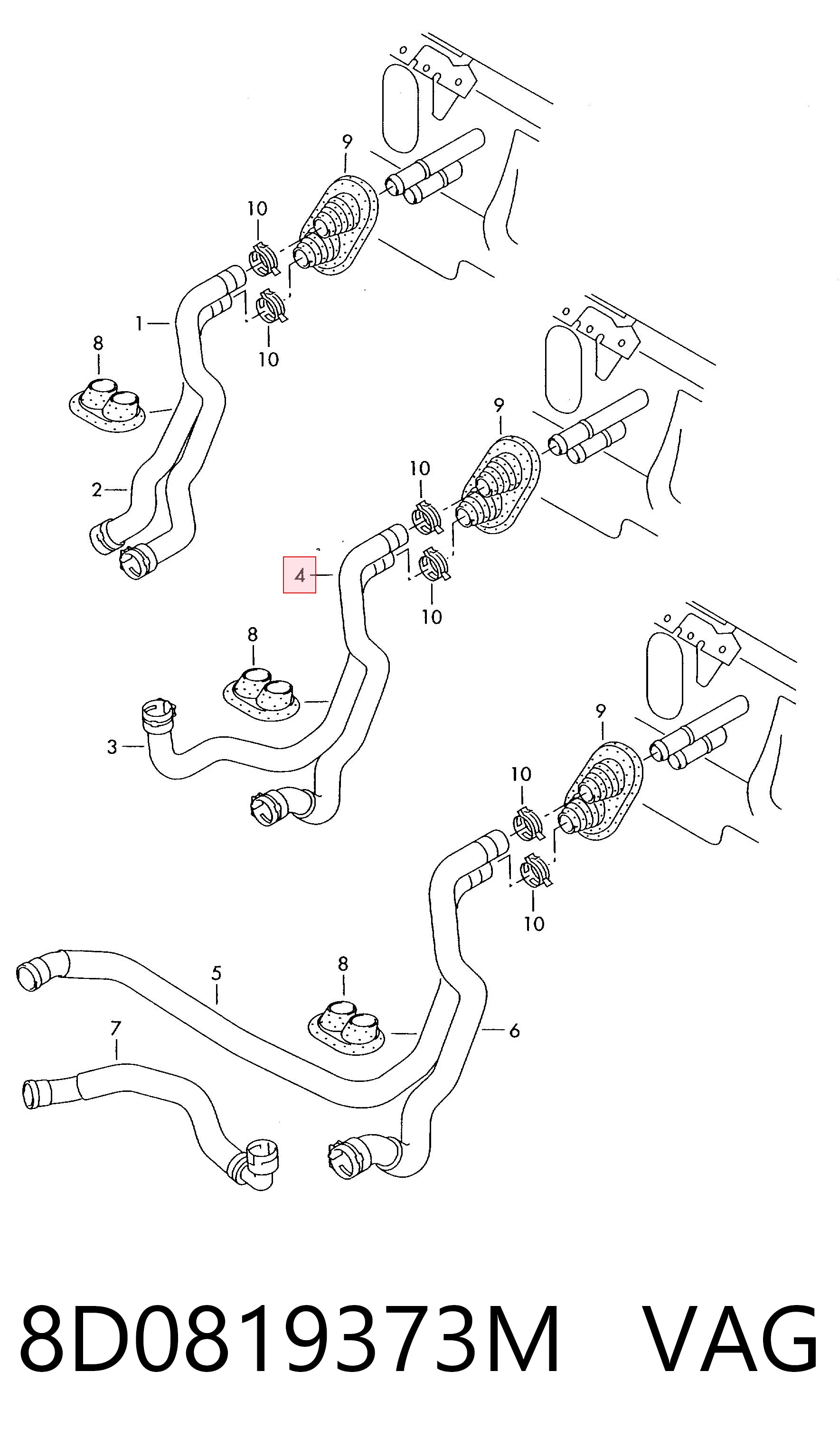 8D0819373M VAG