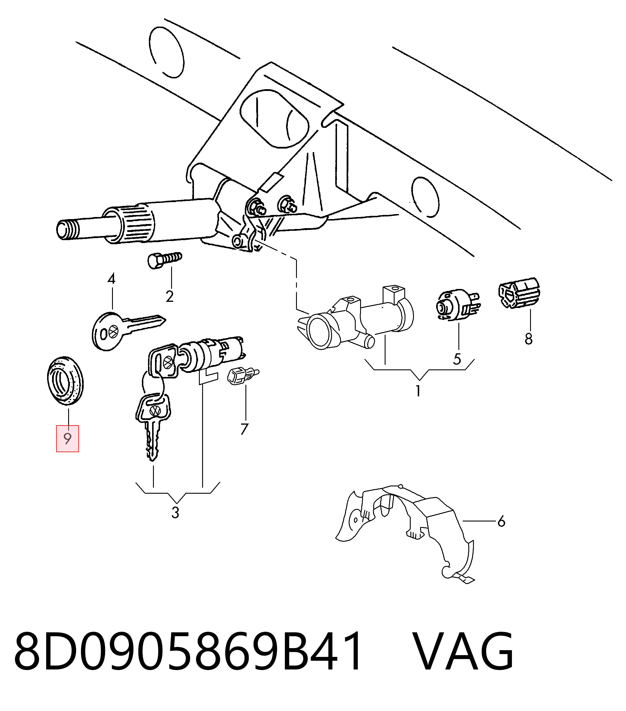 8D0905869B41 VAG