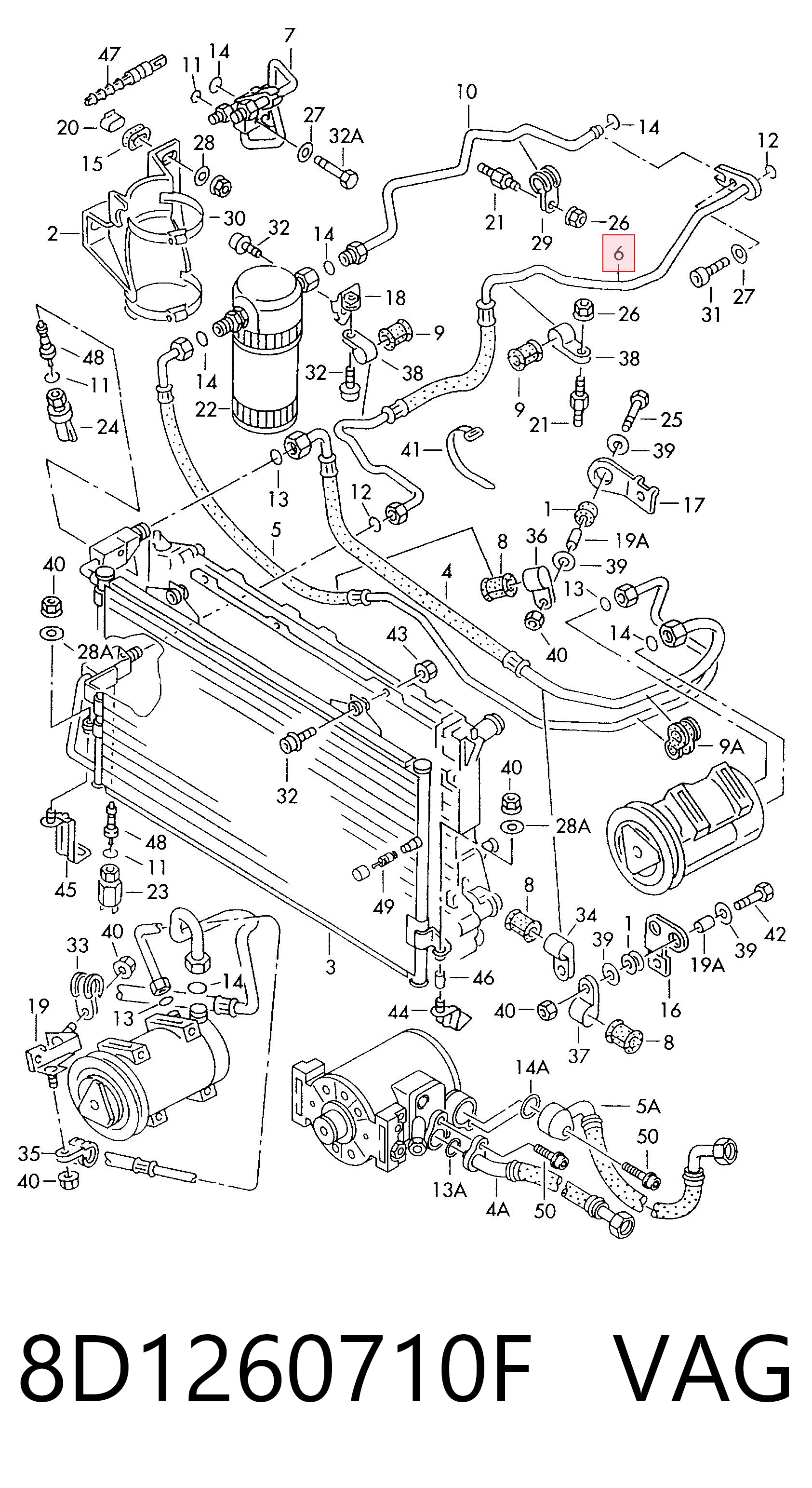 8D1260710F VAG
