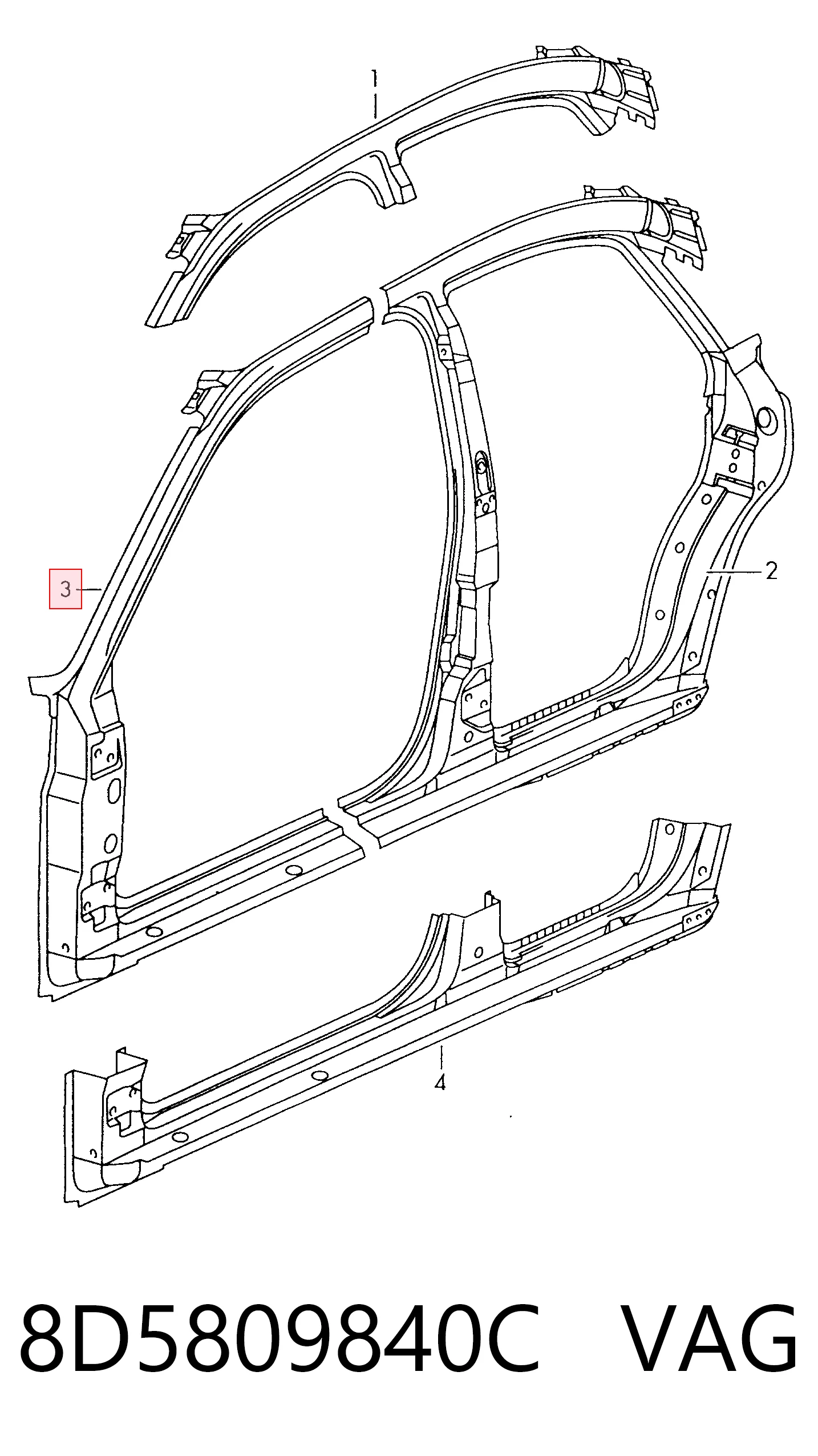8D5809840C VAG