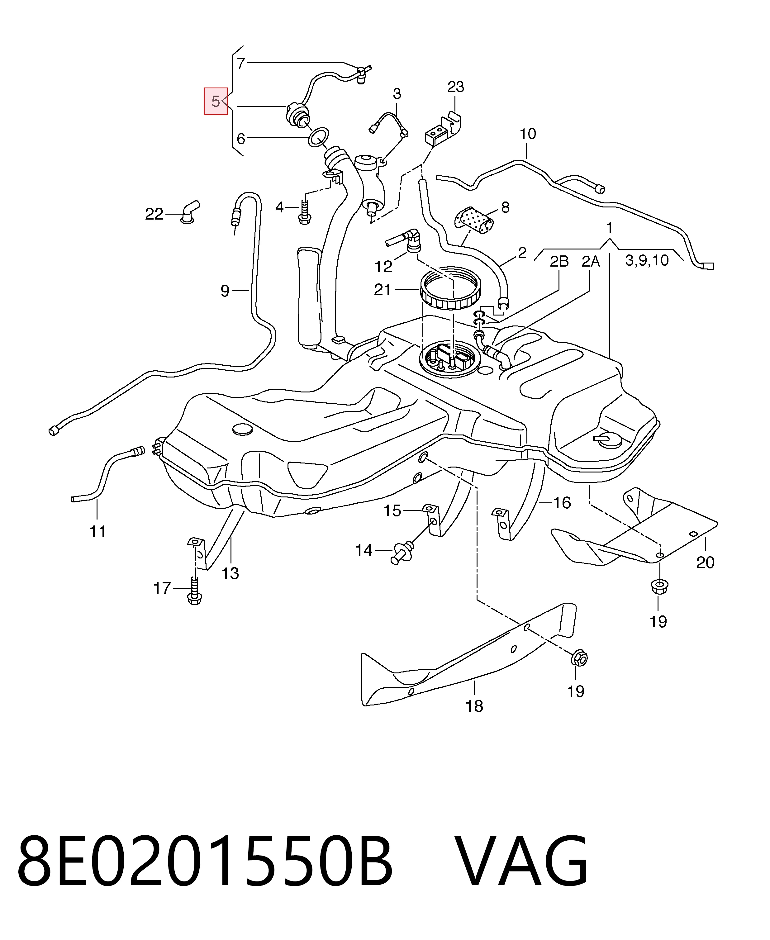 8E0201550B VAG