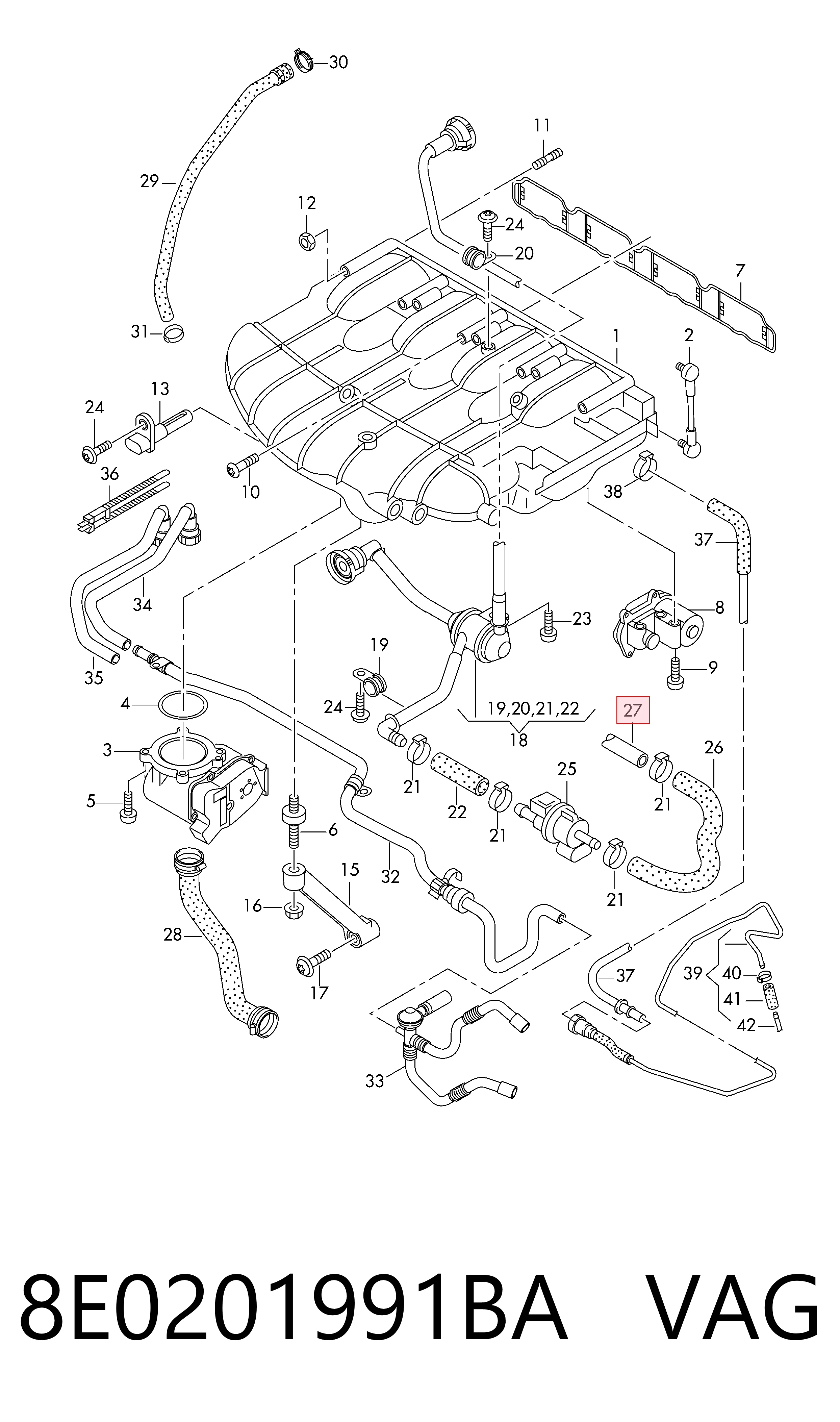 8E0201991BA VAG