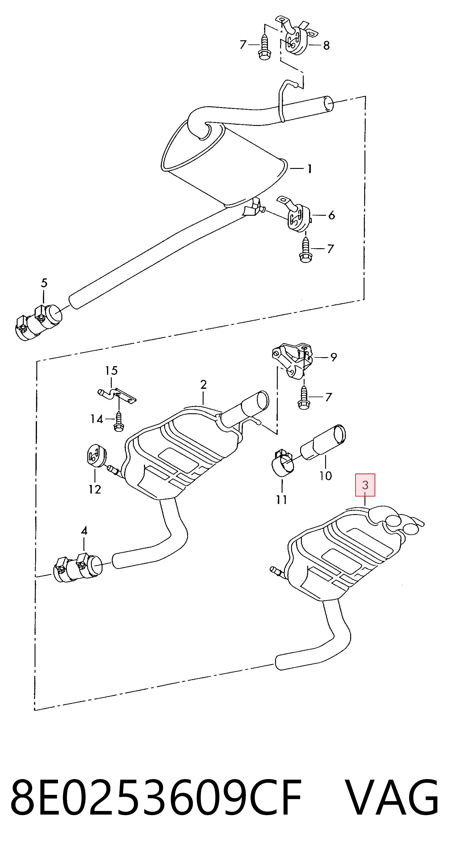 8E0253609CF VAG