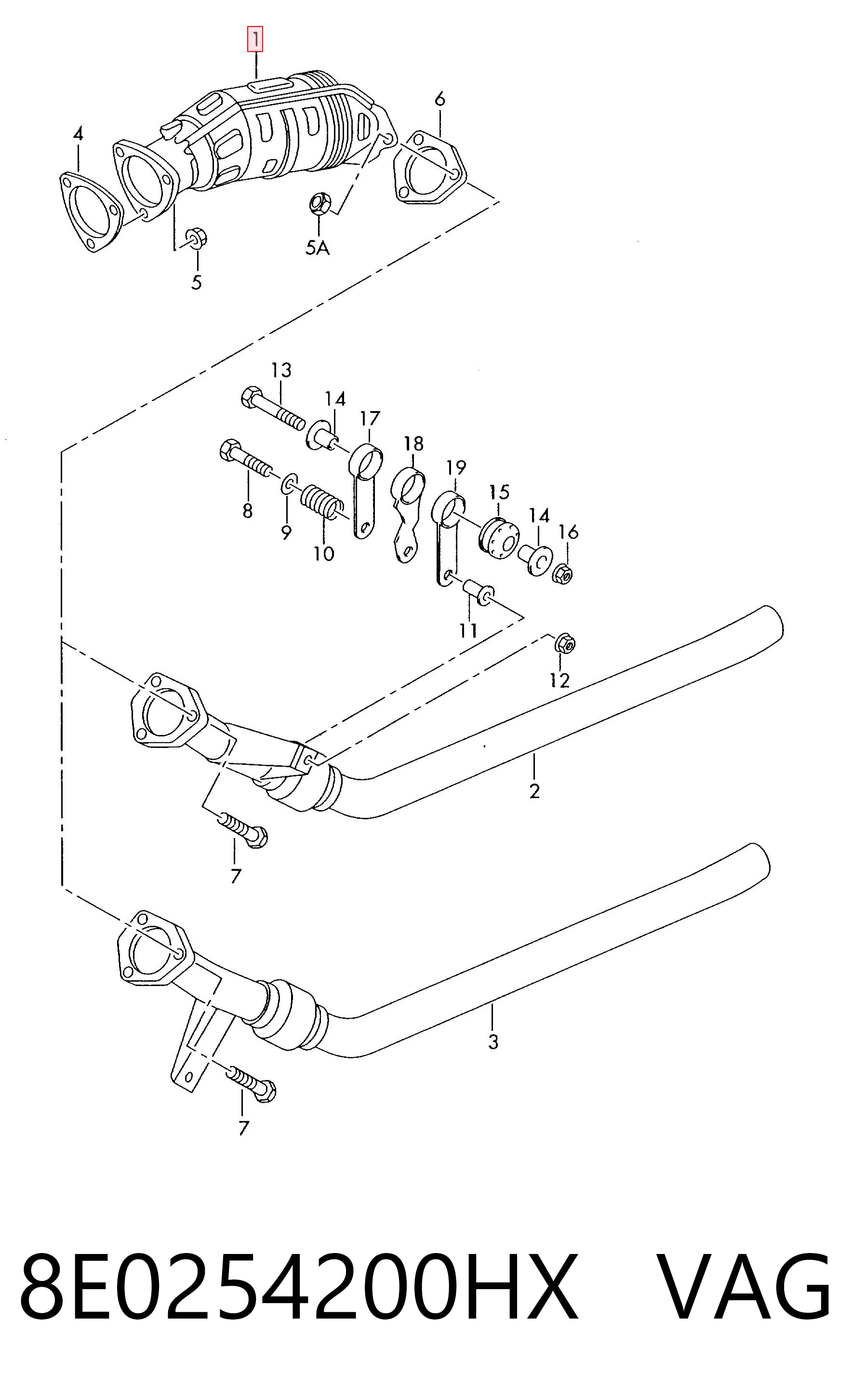  Catalizador Seat Exeo 