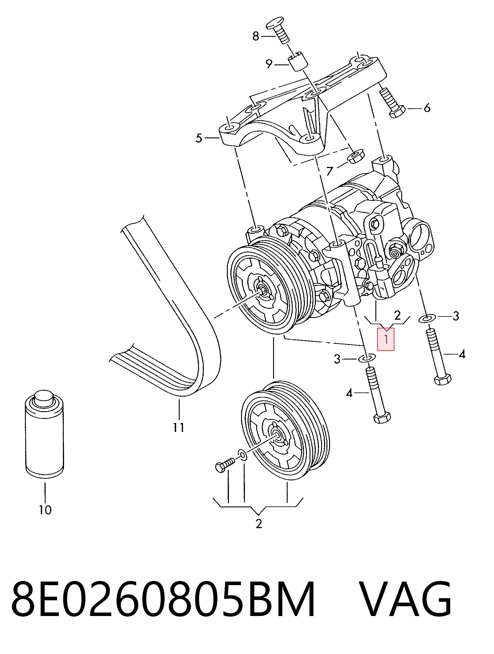 8E0260805BM VAG