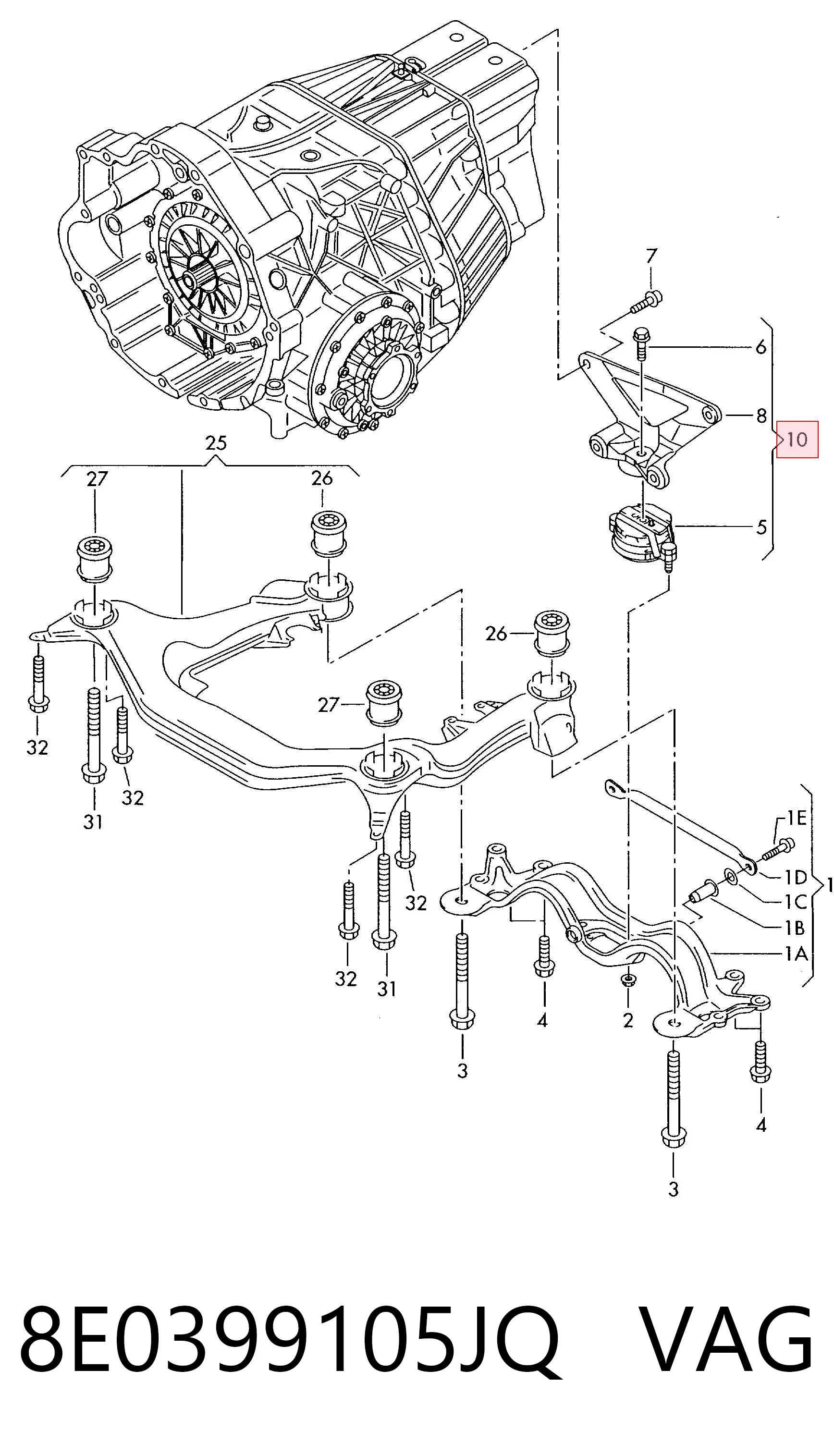 8E0399105JQ VAG