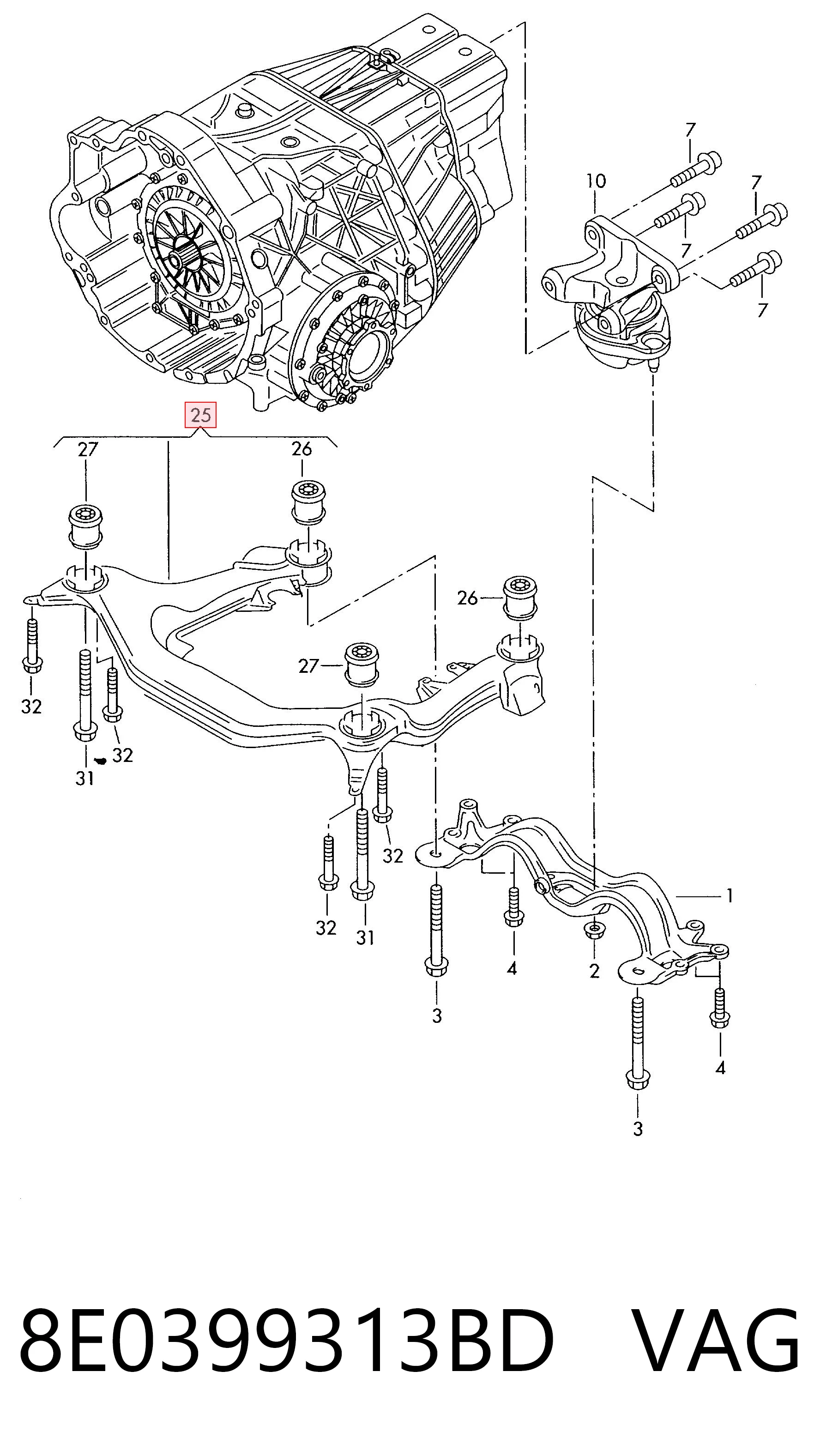 8E0399313BD VAG