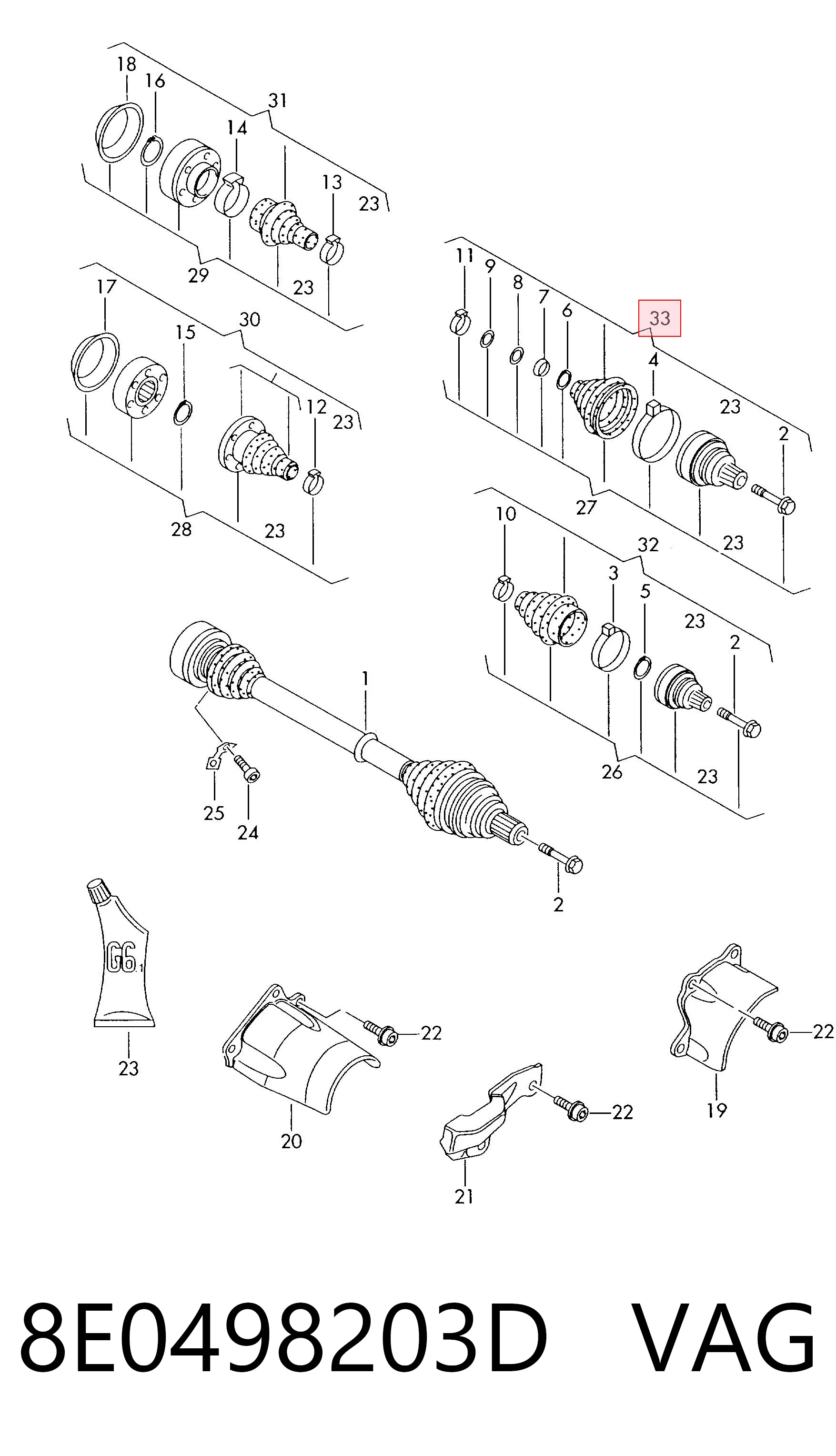 8E0498203D VAG
