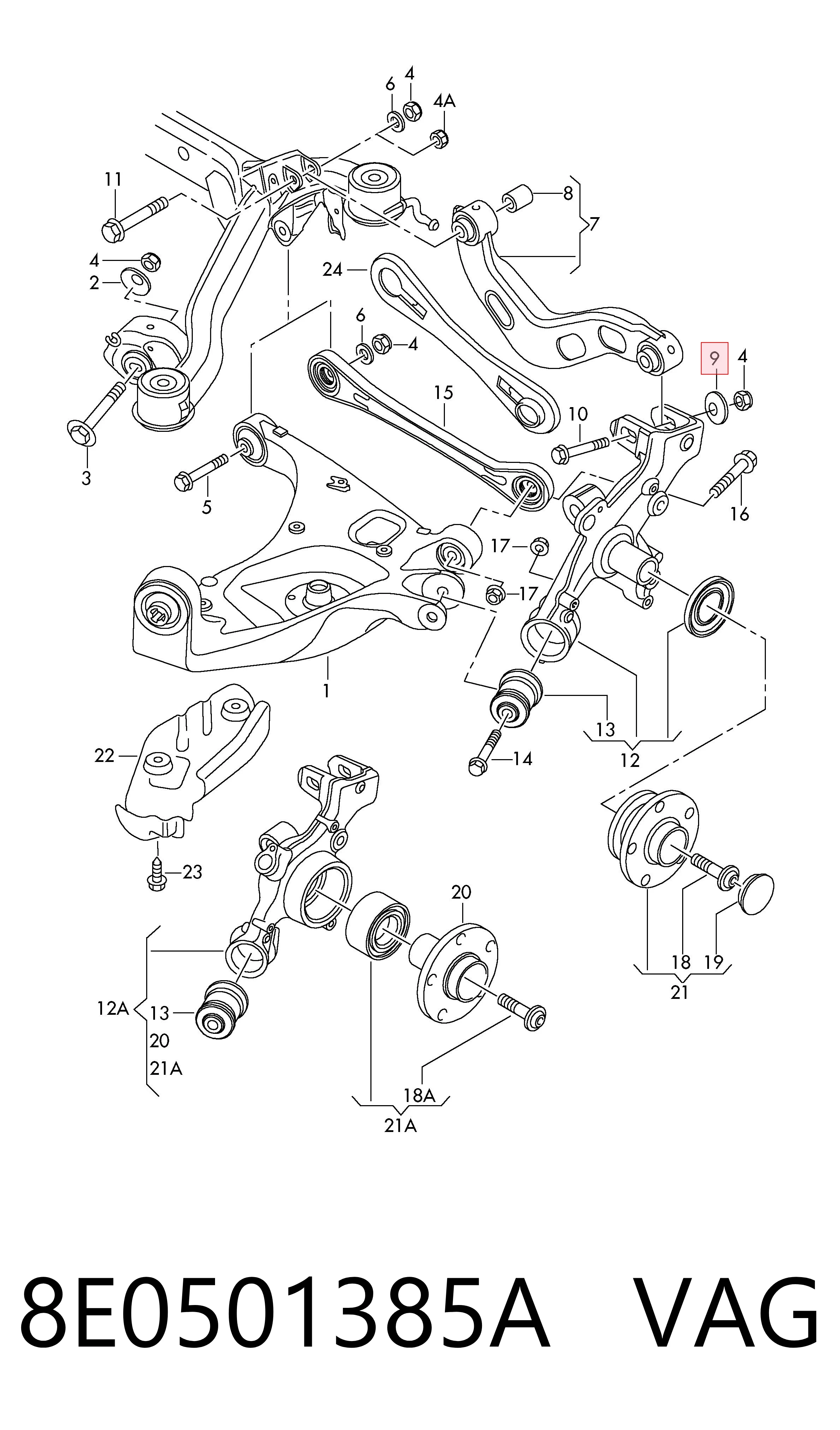 8E0501385A VAG
