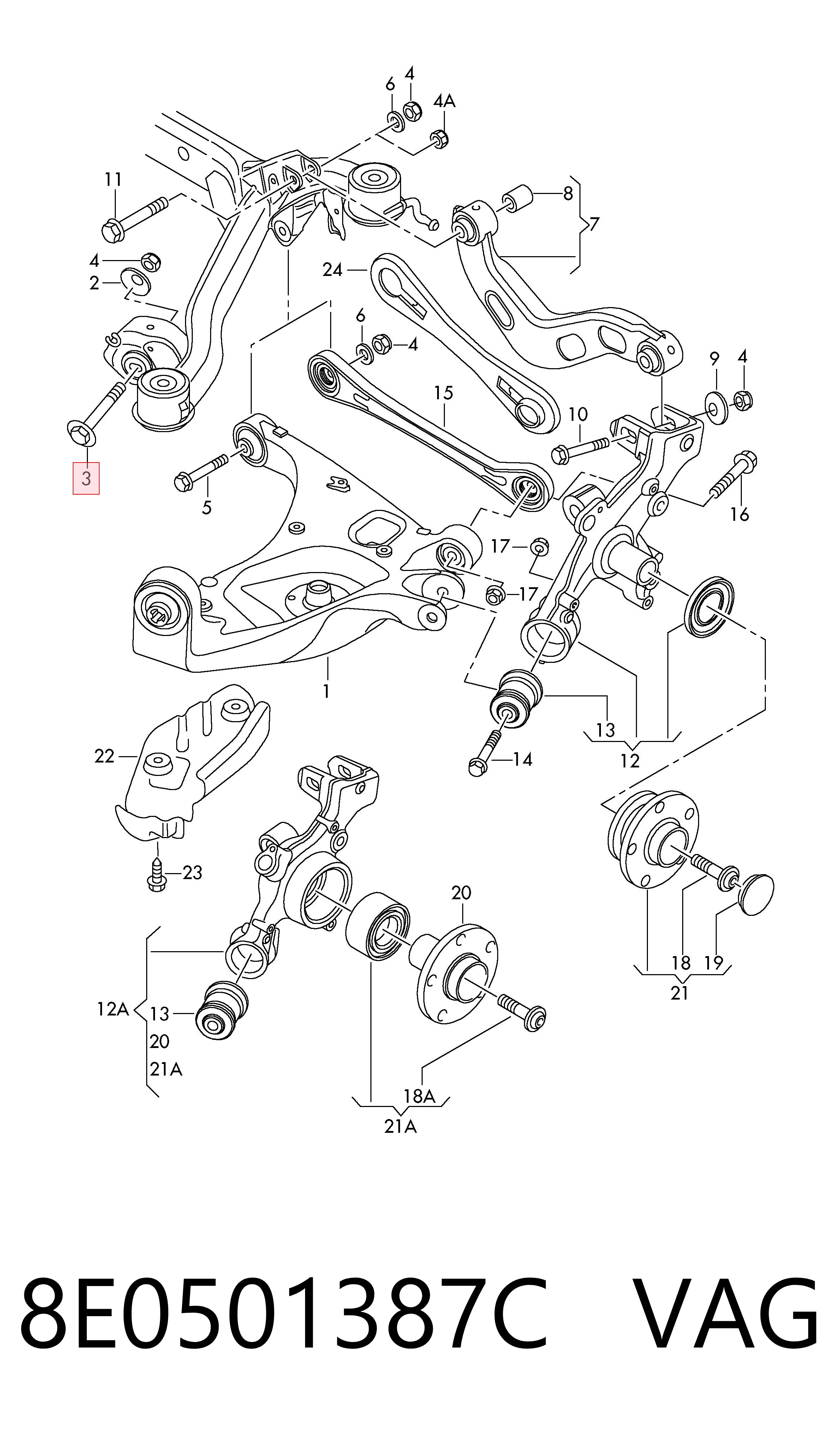 8E0501387C VAG