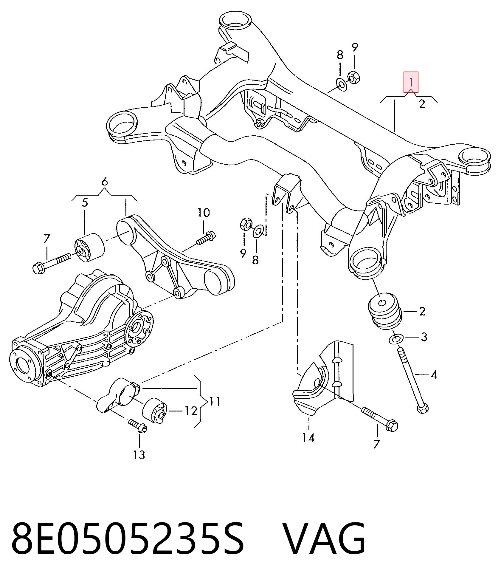 8E0505235S VAG