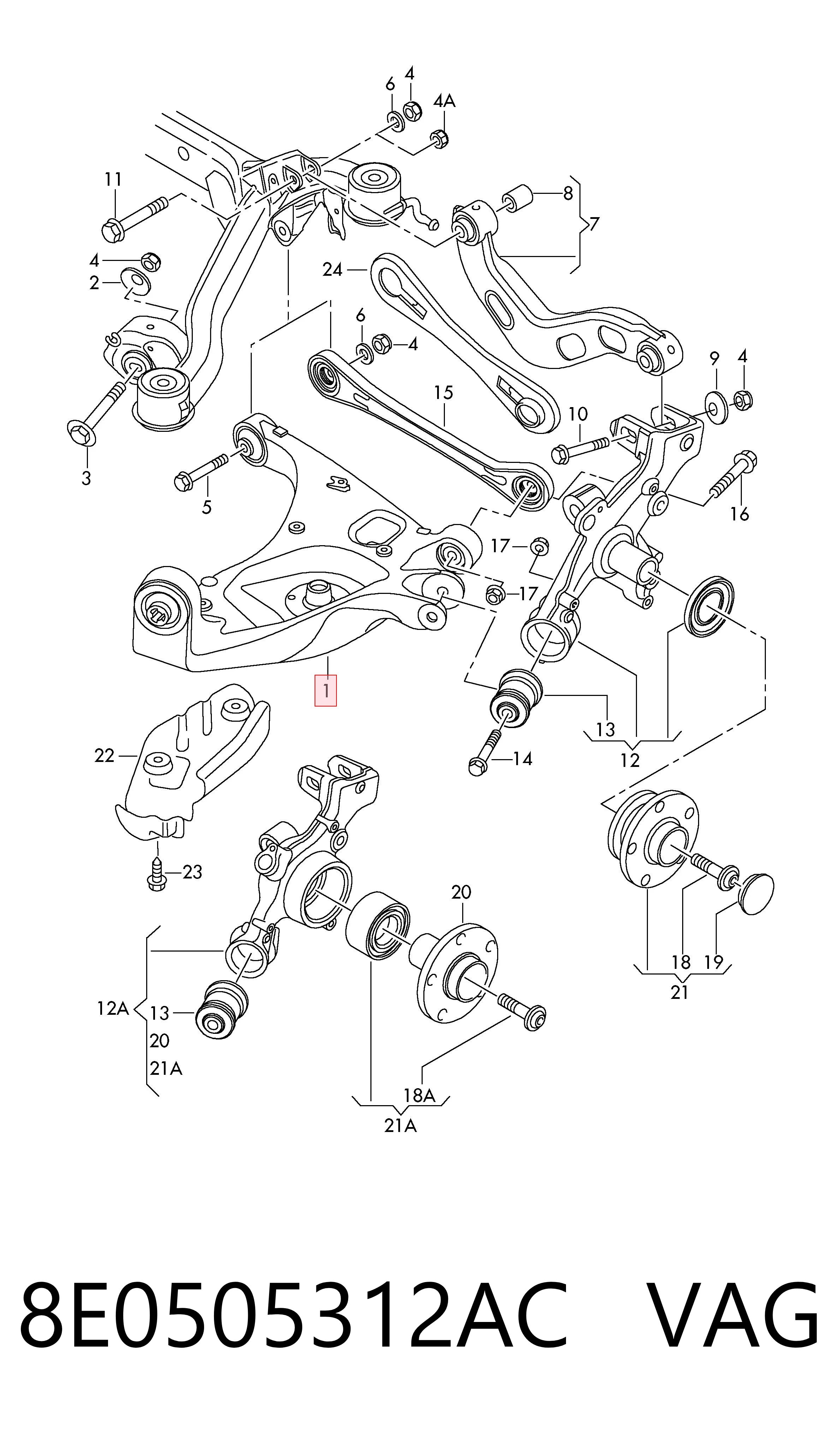 8E0505312AC VAG