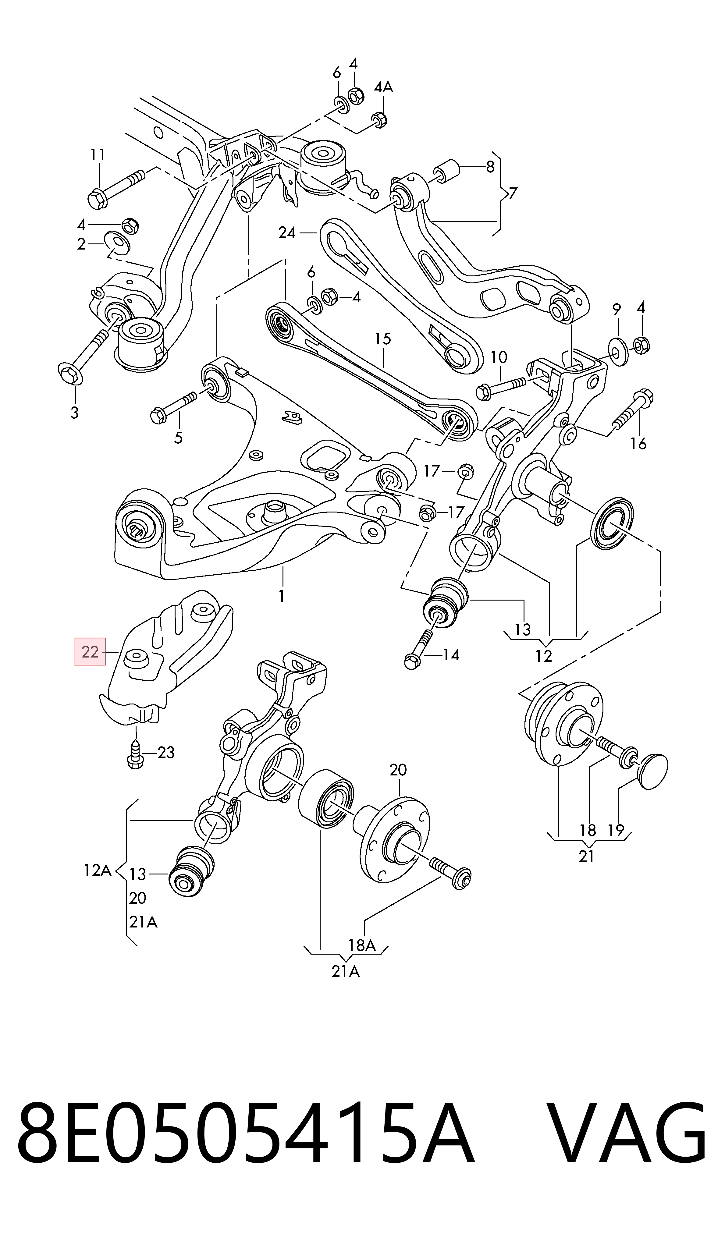8E0505415A VAG