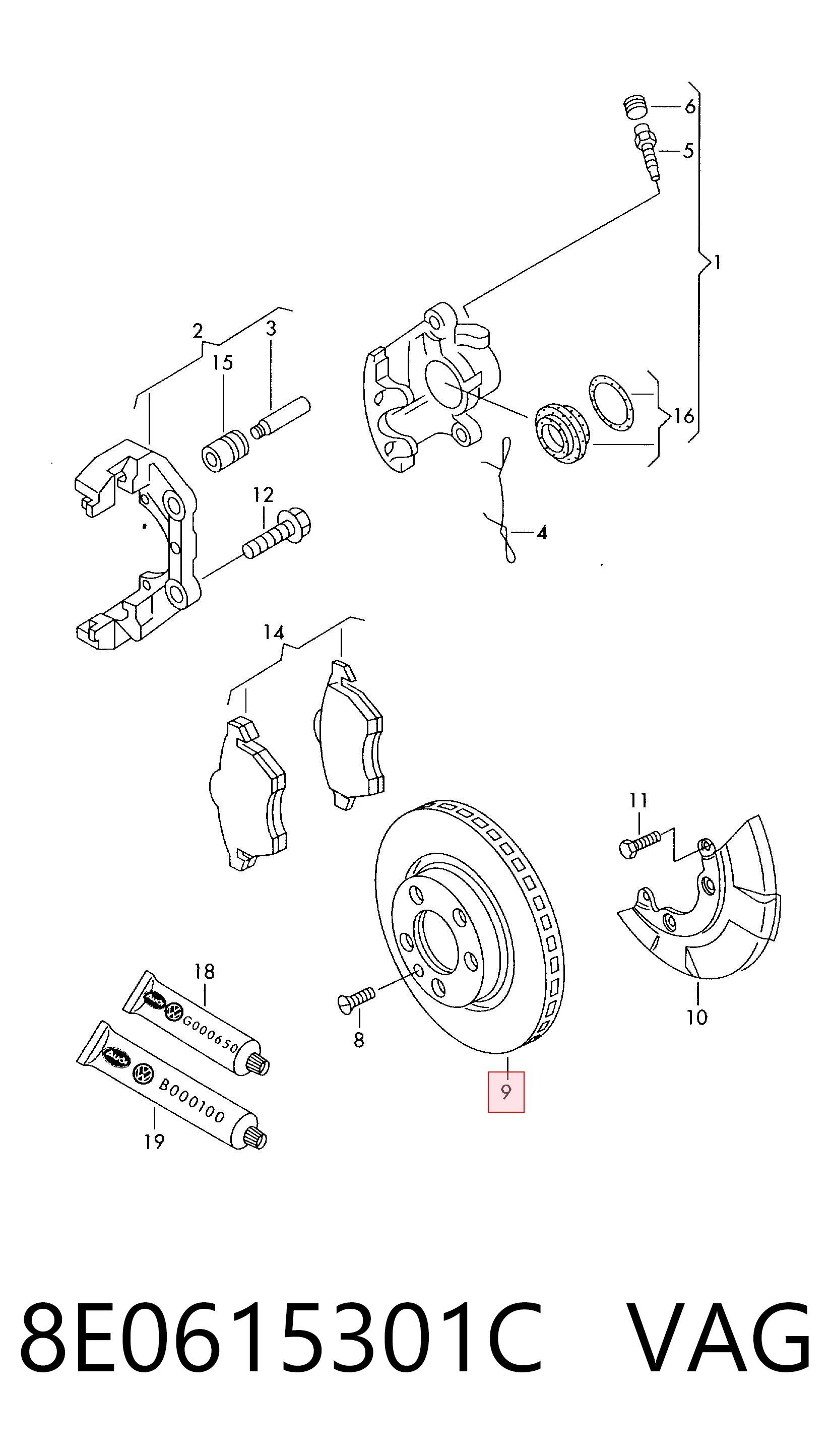 8E0615301C VAG