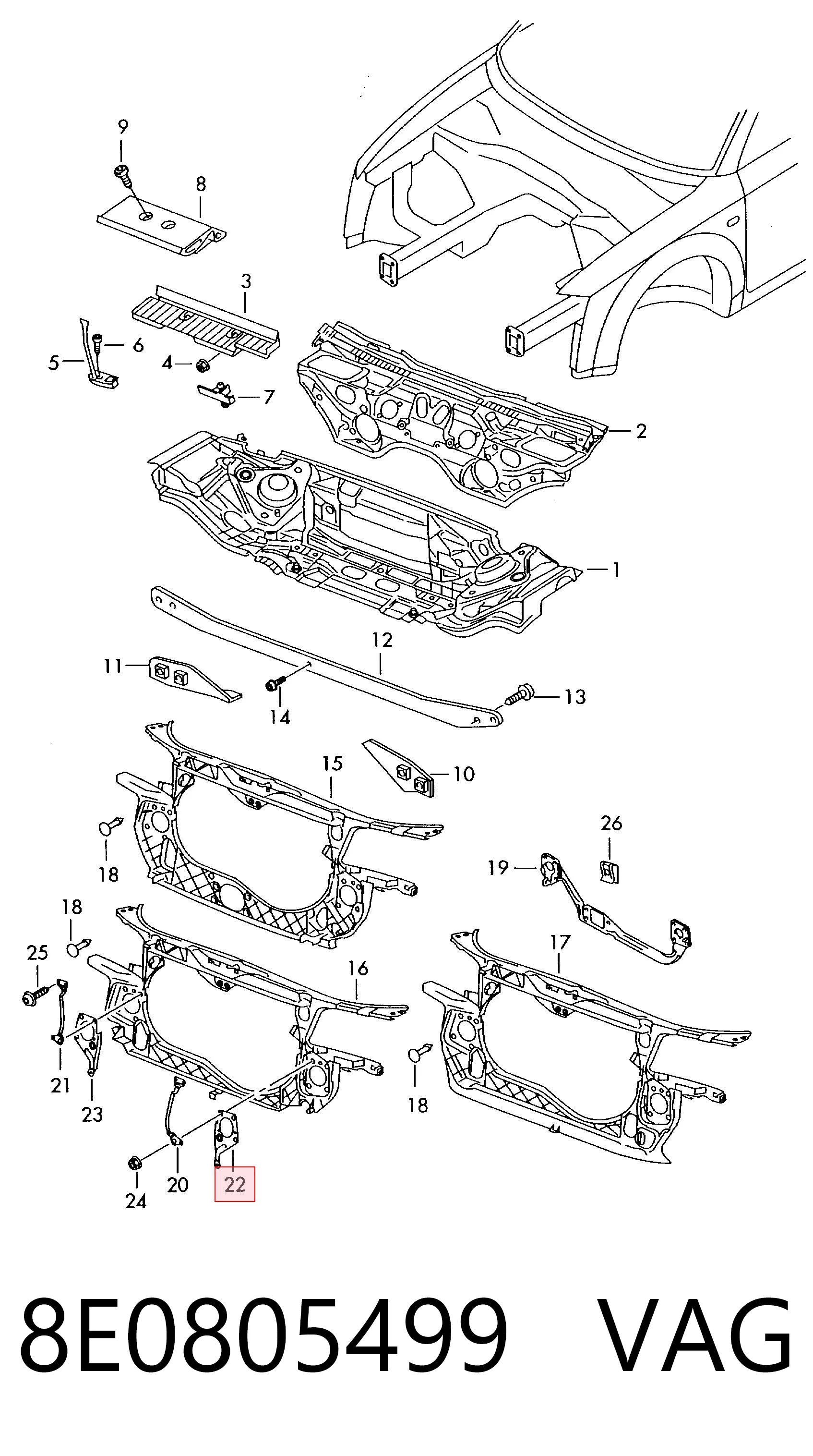 8E0805499 VAG
