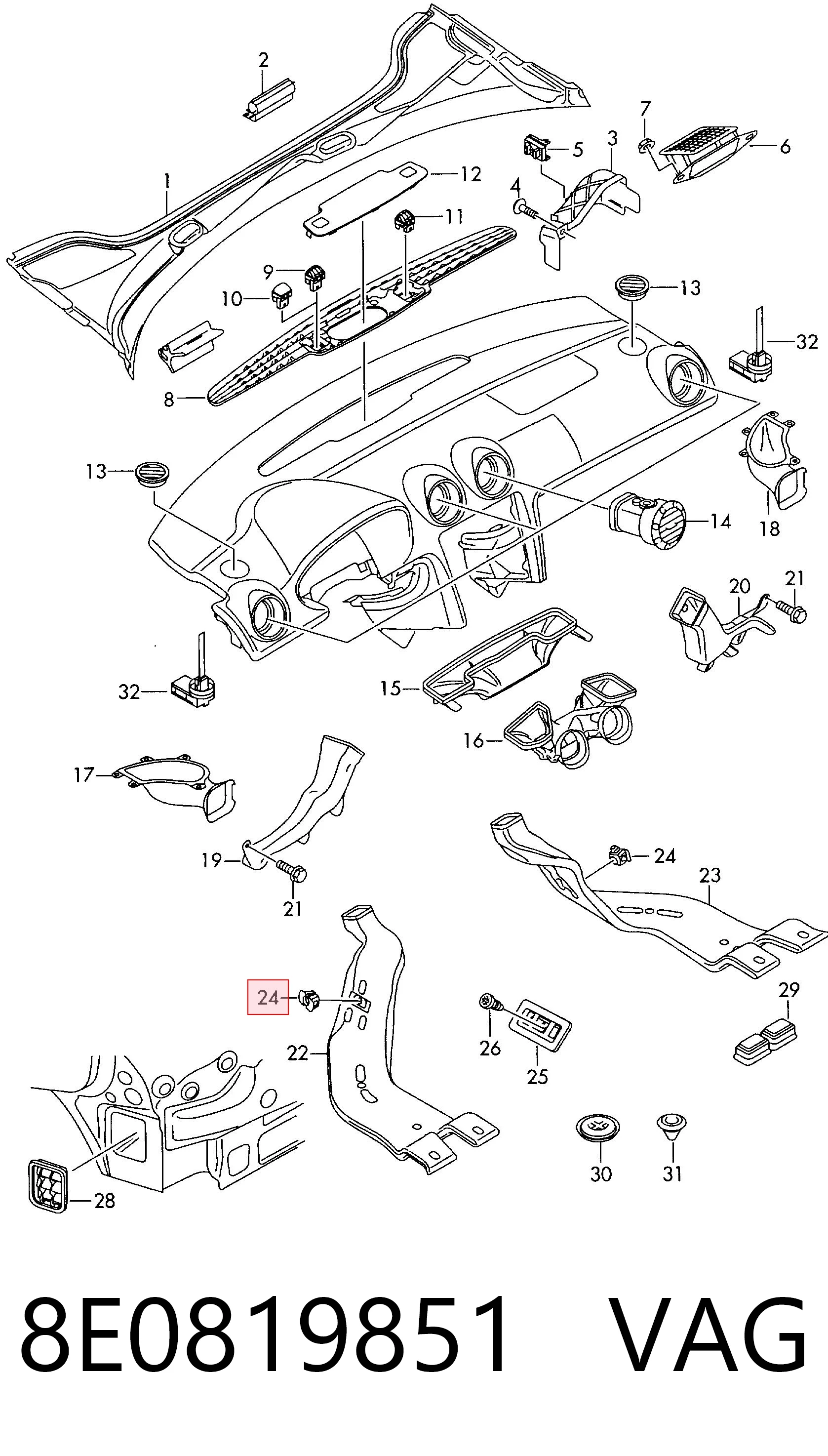 8E0819851 VAG
