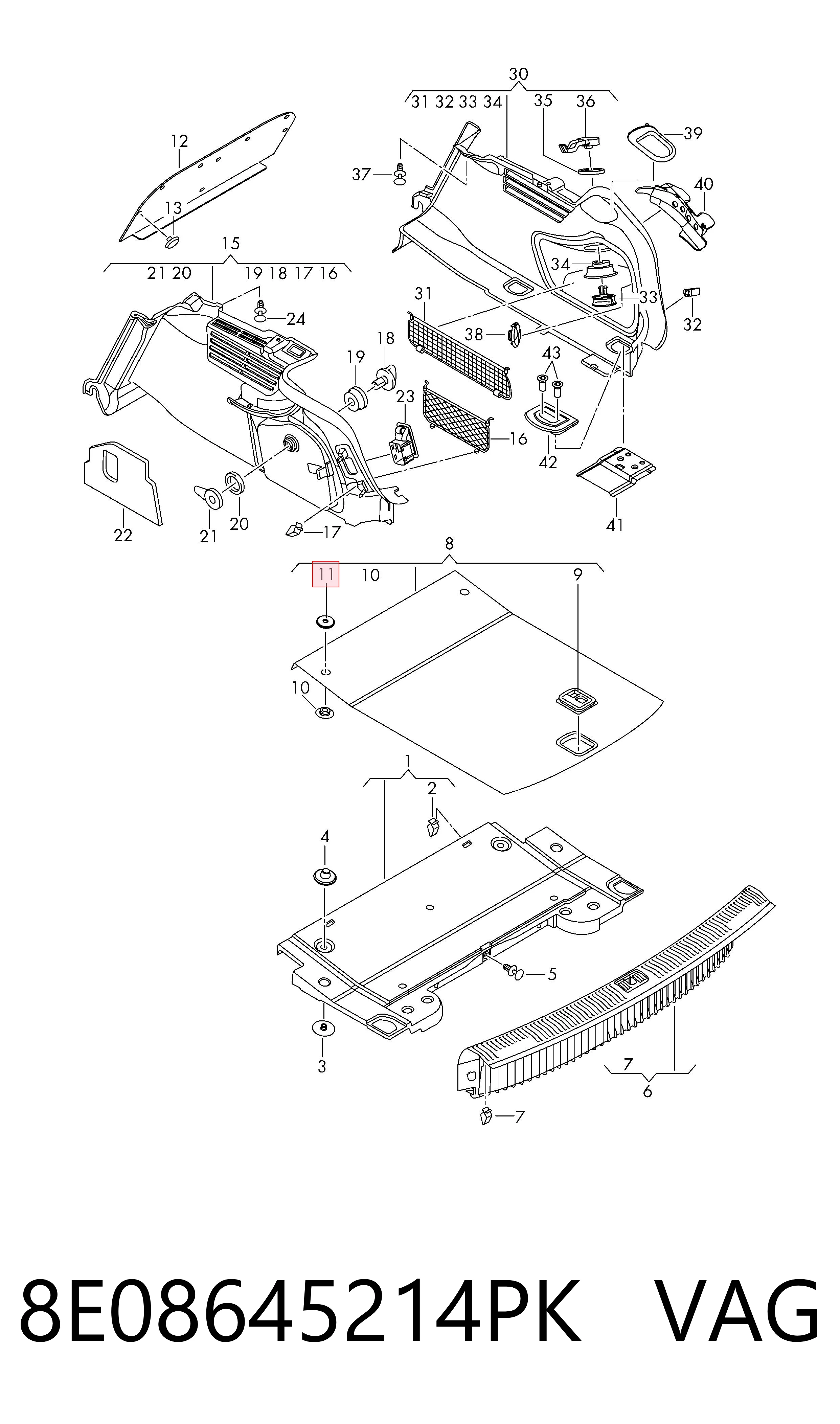  VAG 8E08645214PK precio, desde 2,00 EUR