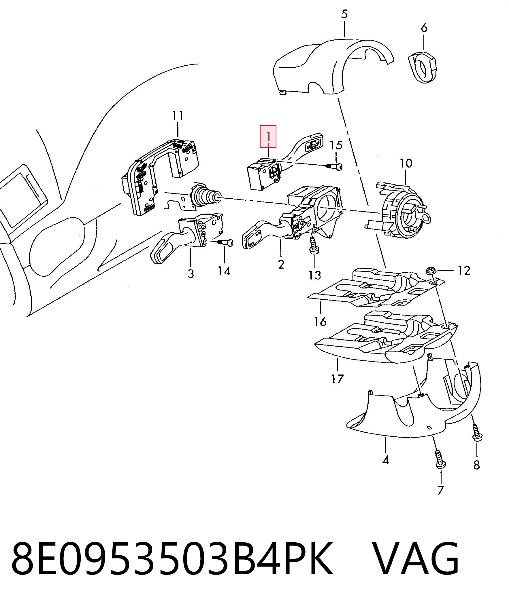 8E0953503B4PK VAG