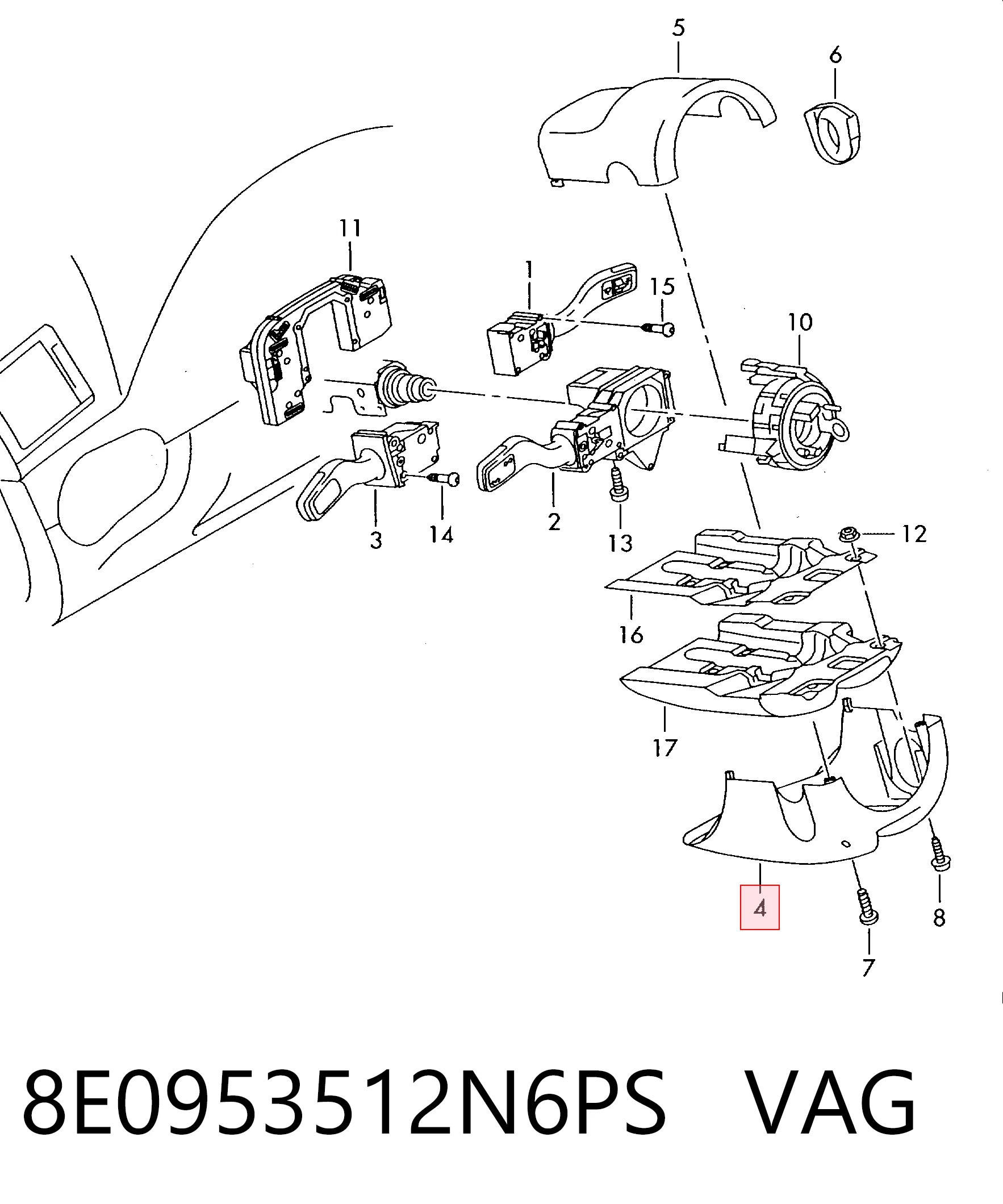 8E0953512N6PS VAG