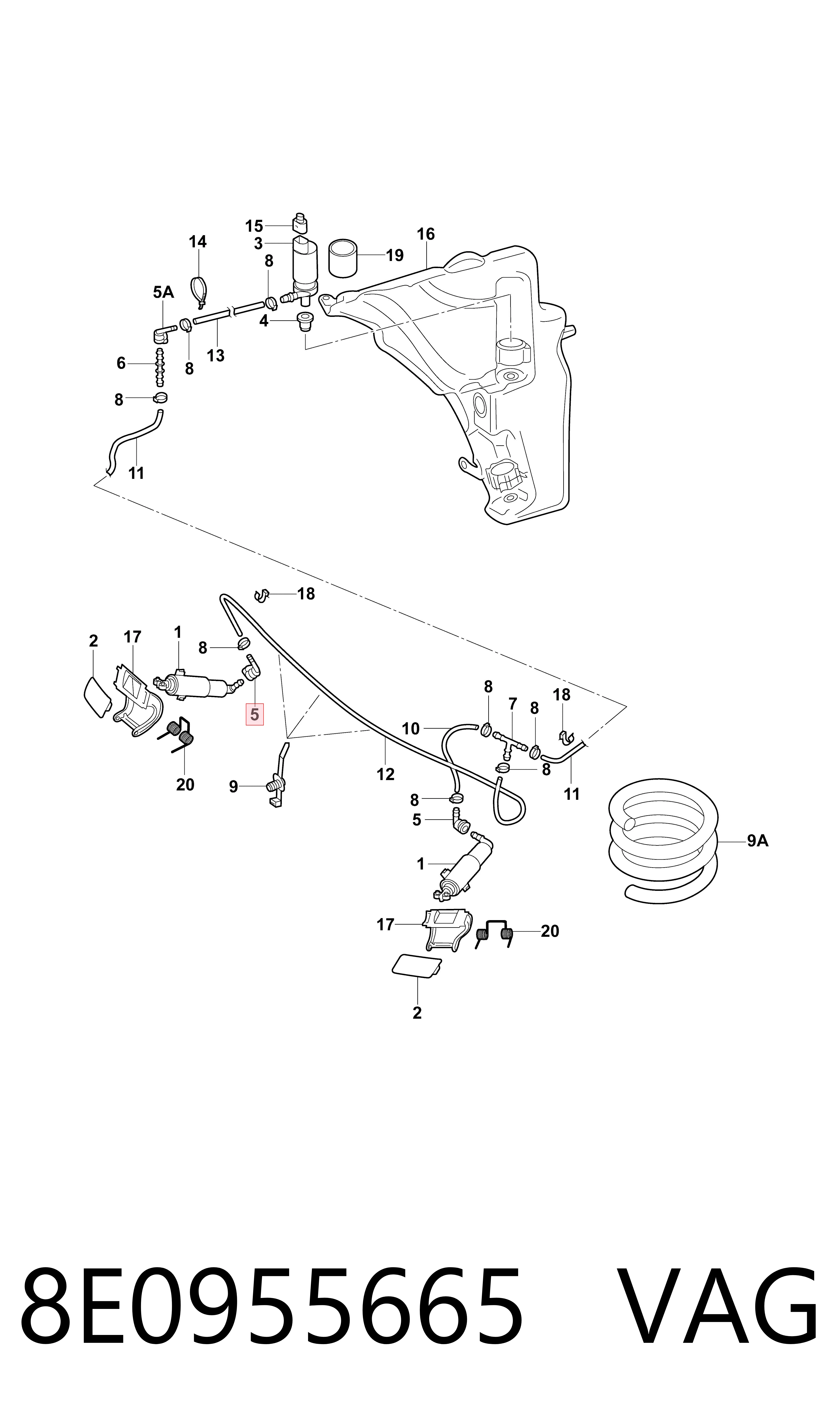 Comprar 8E0955665 VAG 