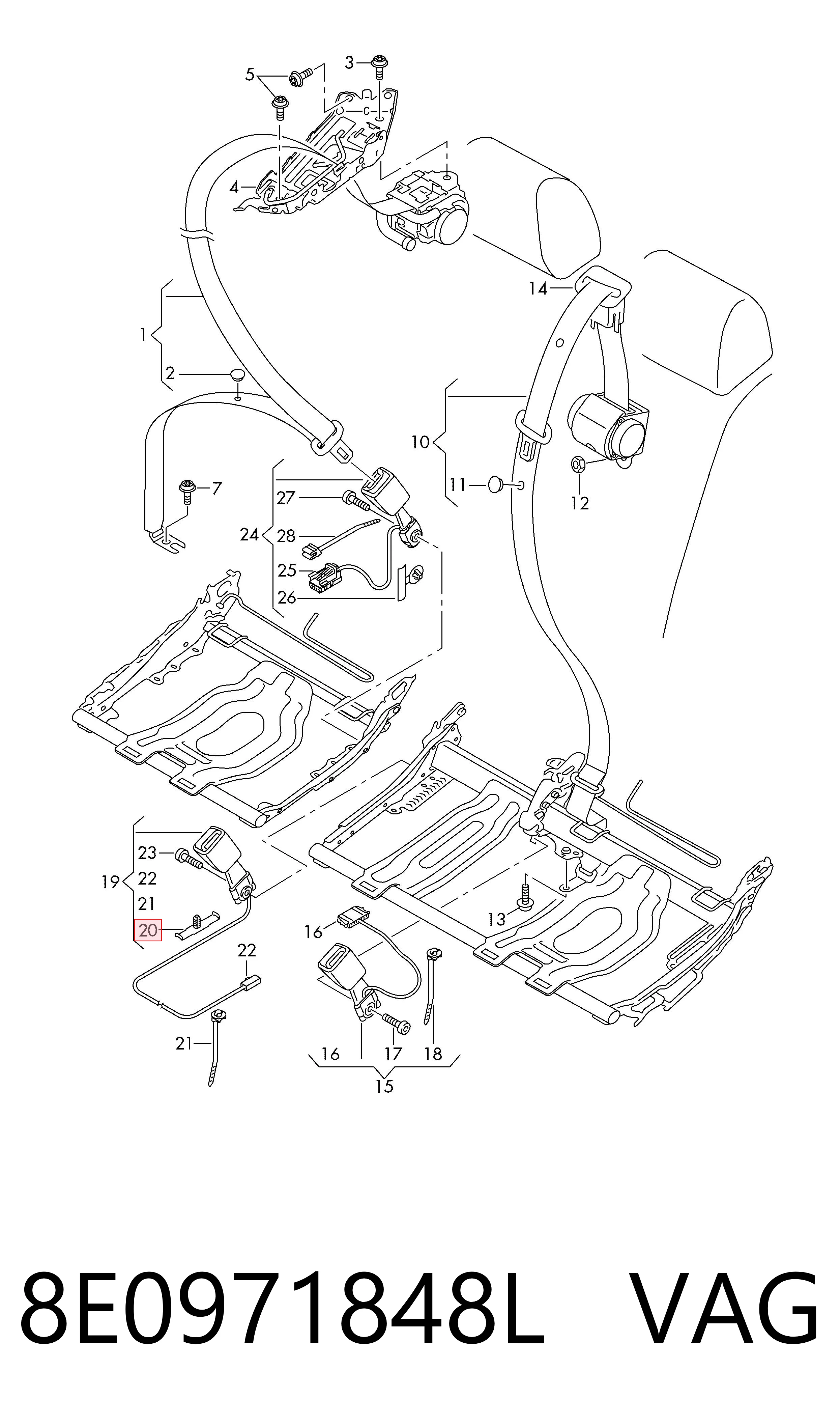 8E0971848L VAG 