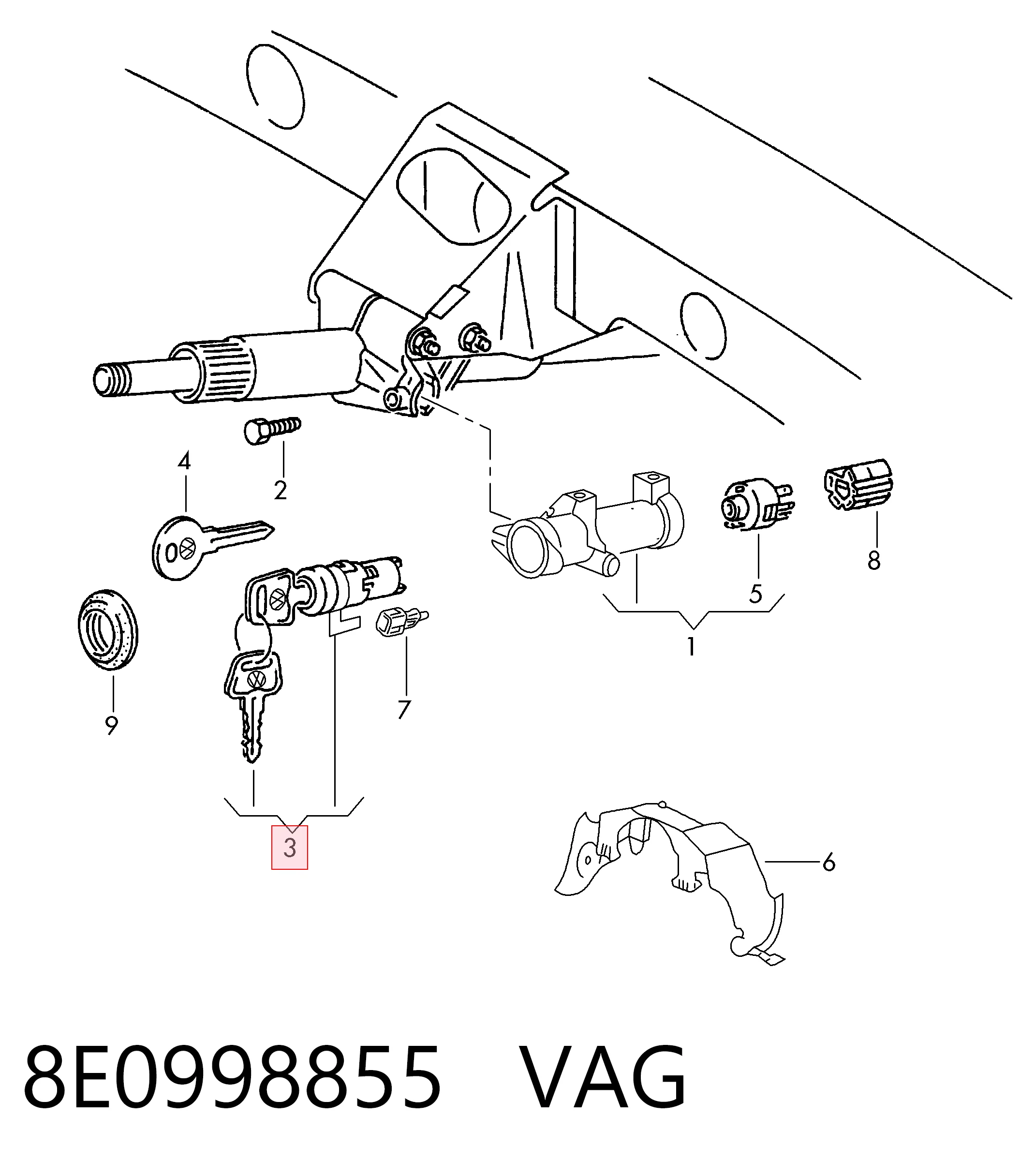 8E0998855 VAG